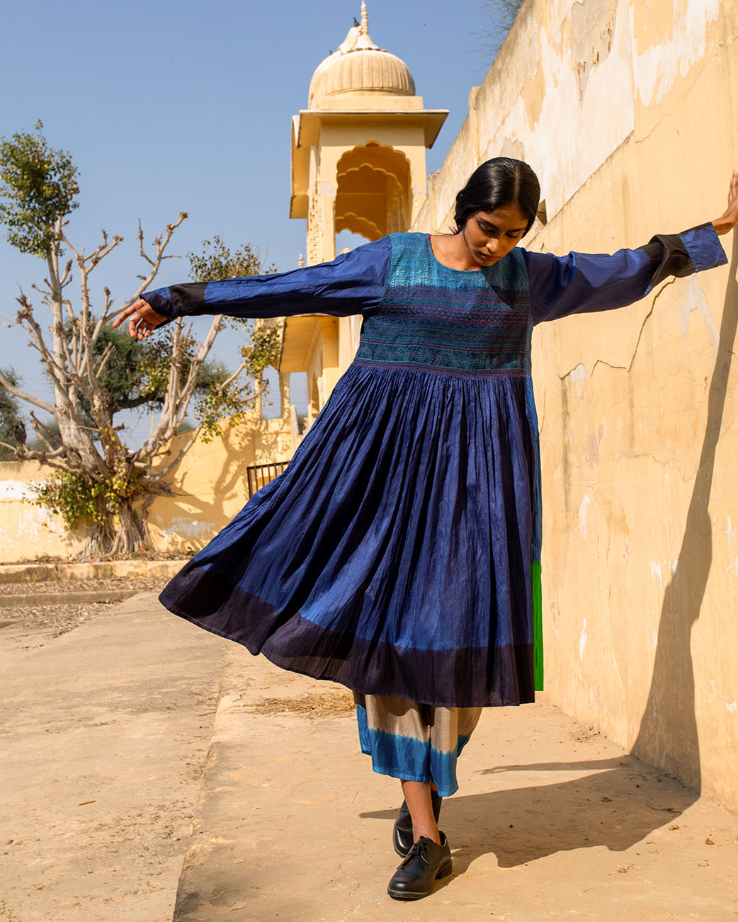 Bagdoda Indigo Dress