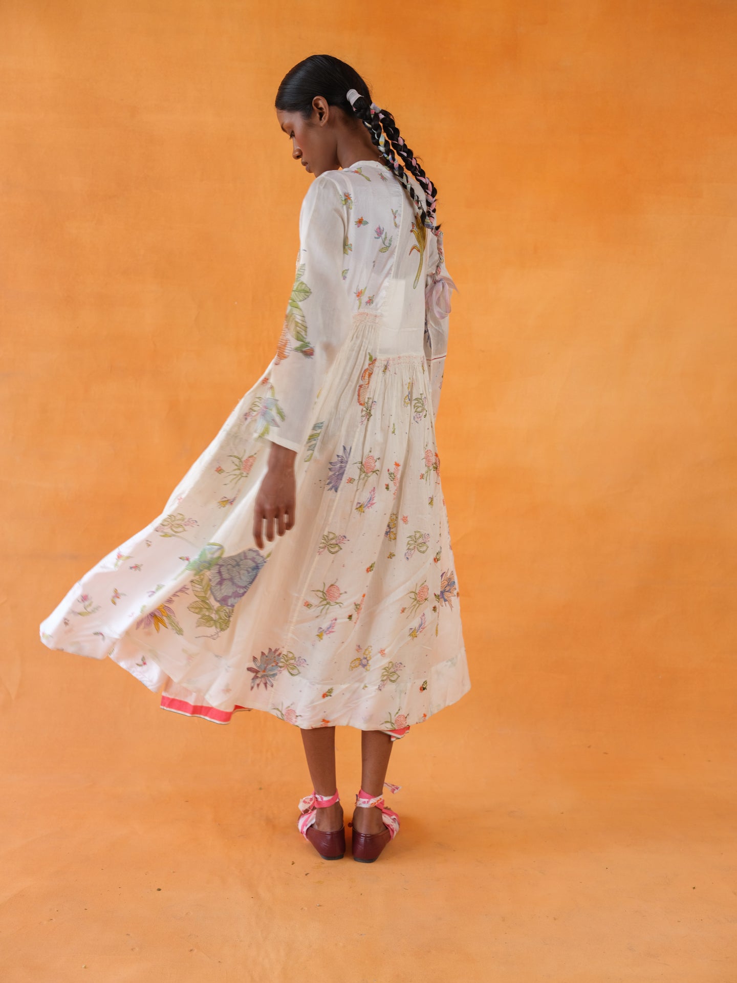 Canary Block Printed Dress