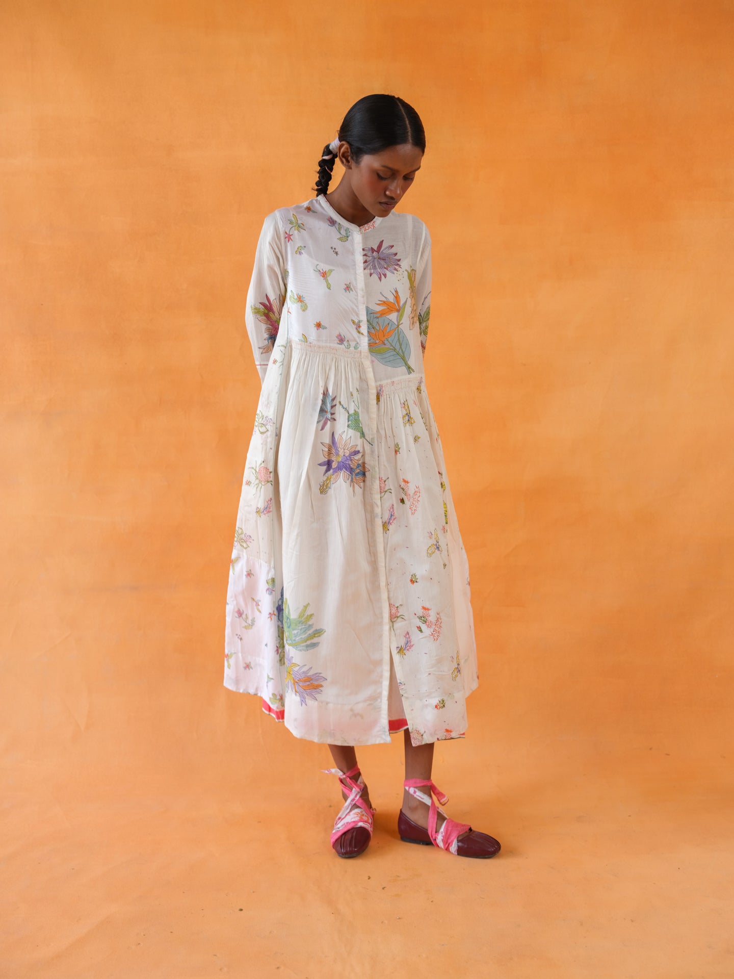 Canary Block Printed Dress
