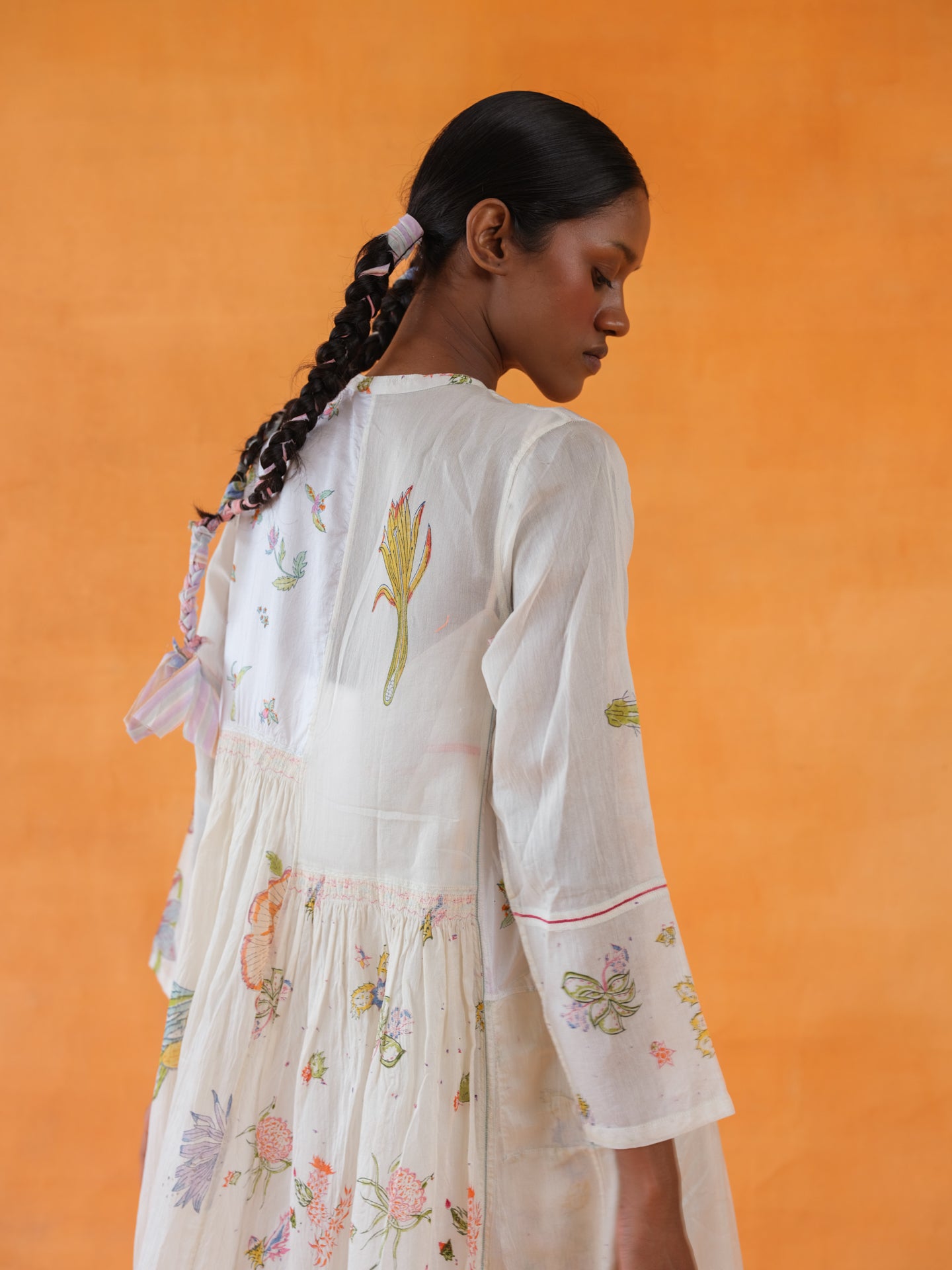 Canary Block Printed Dress