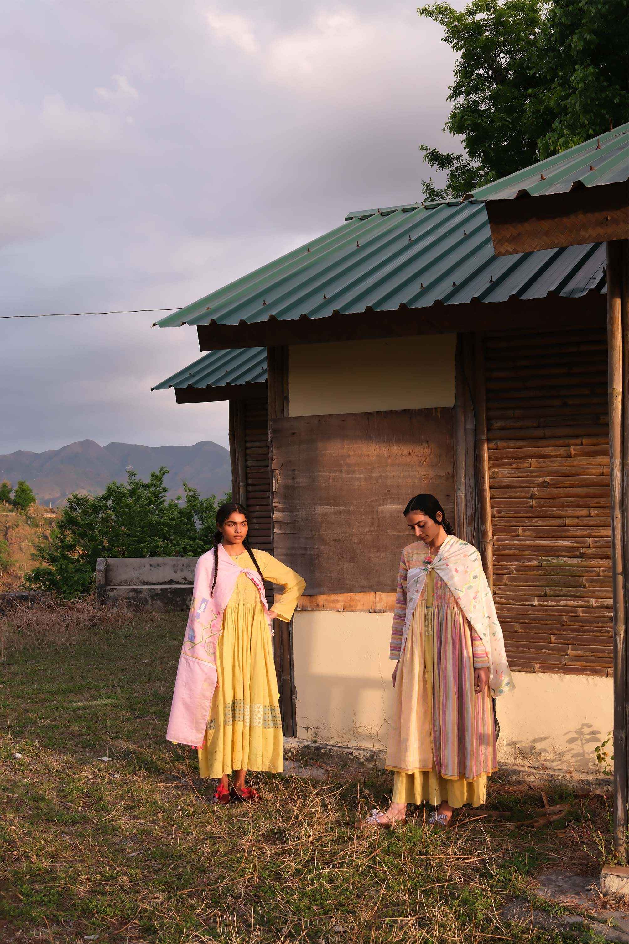 Magnelle Jamdani Dress