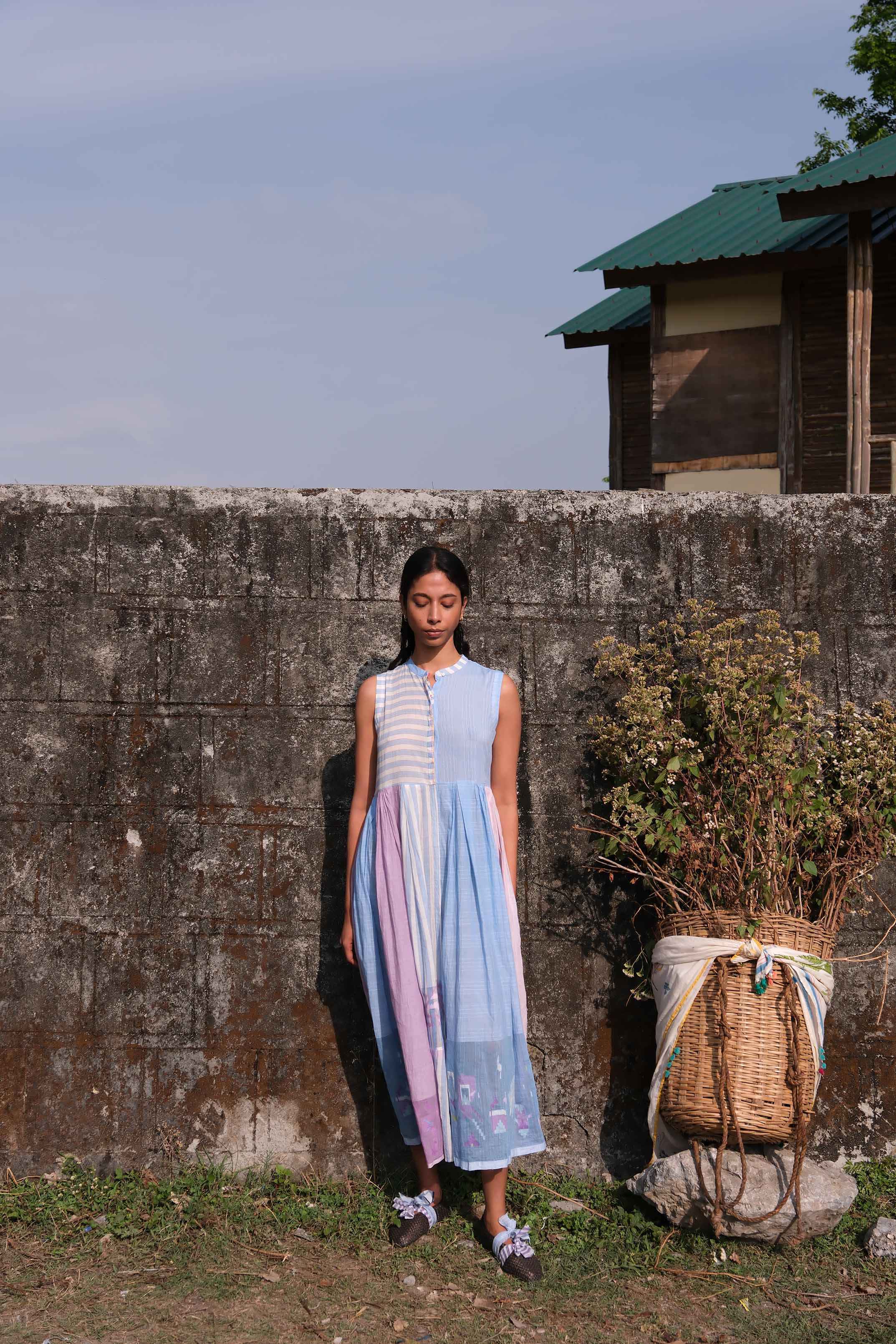 Yarrow Jamdani Dress