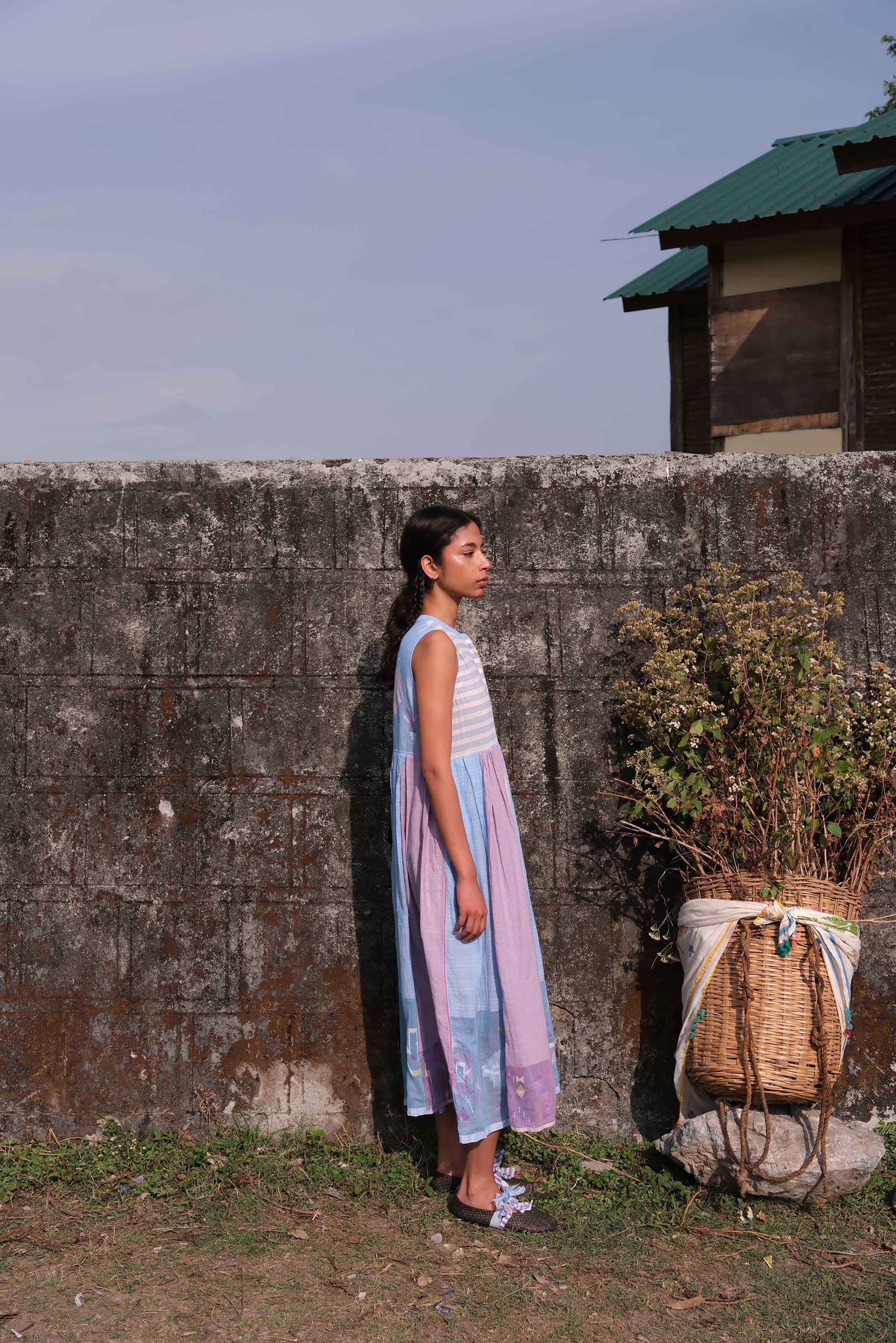 Yarrow Jamdani Dress