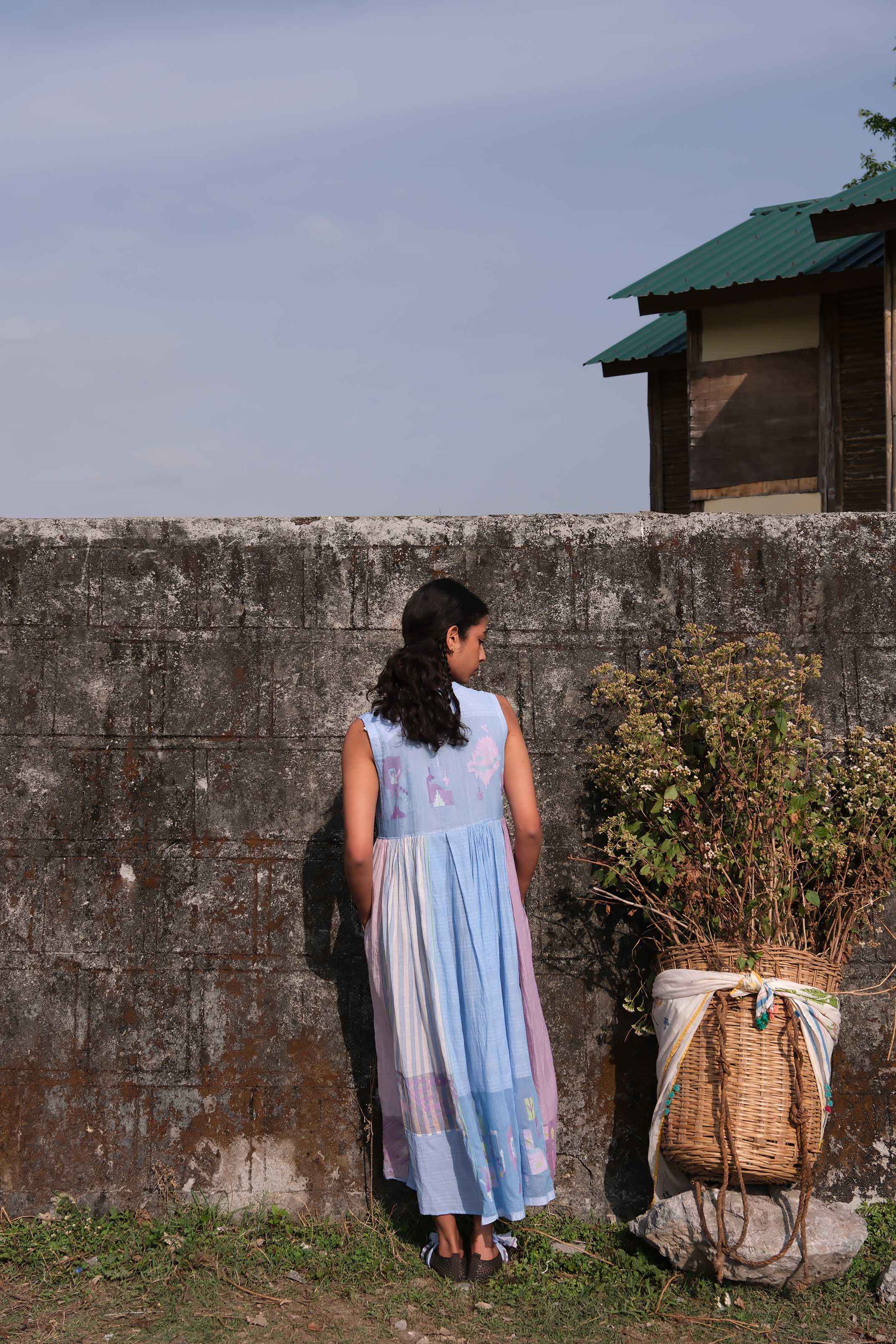 Yarrow Jamdani Dress