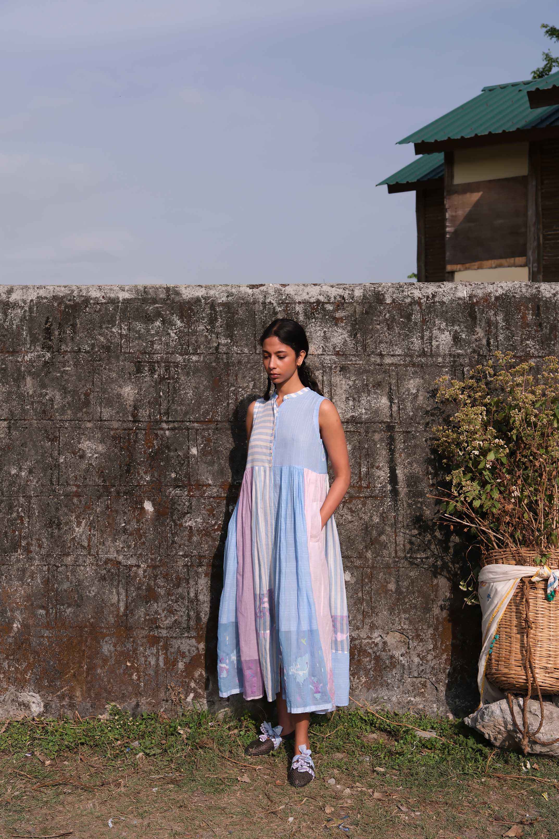 Yarrow Jamdani Dress