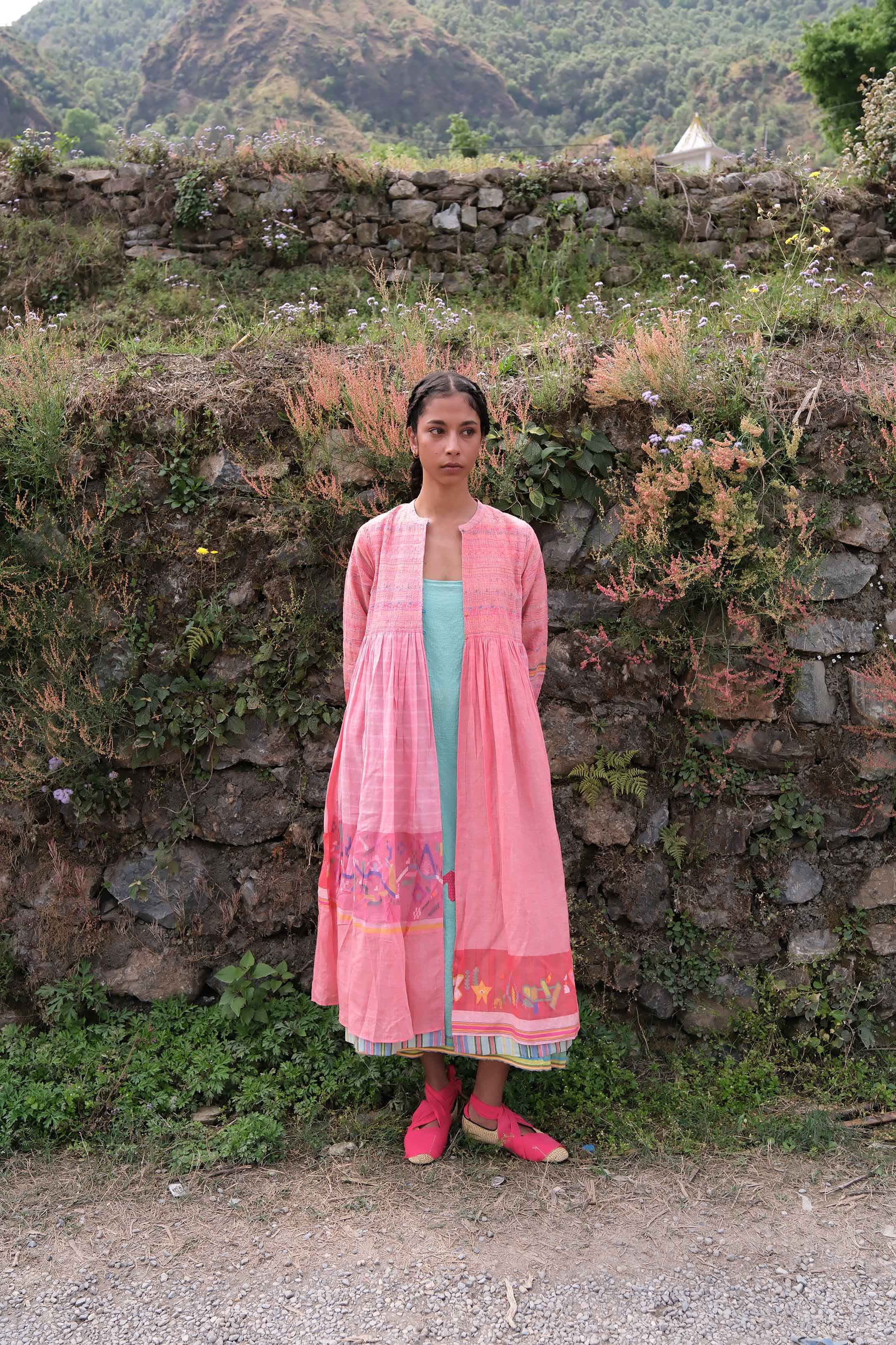 Vanilla Jamdani Jacket