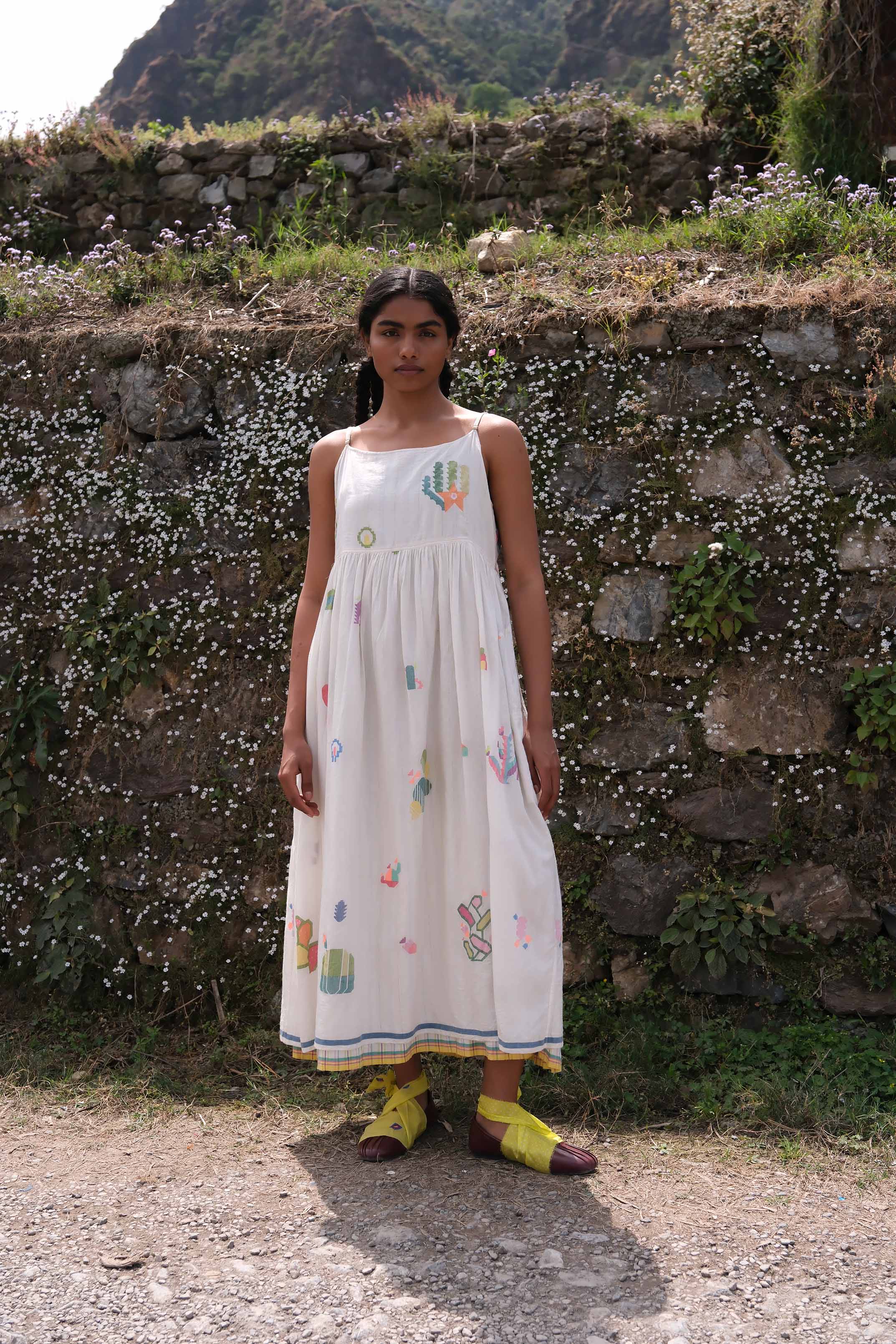 Aster Jamdani Dress