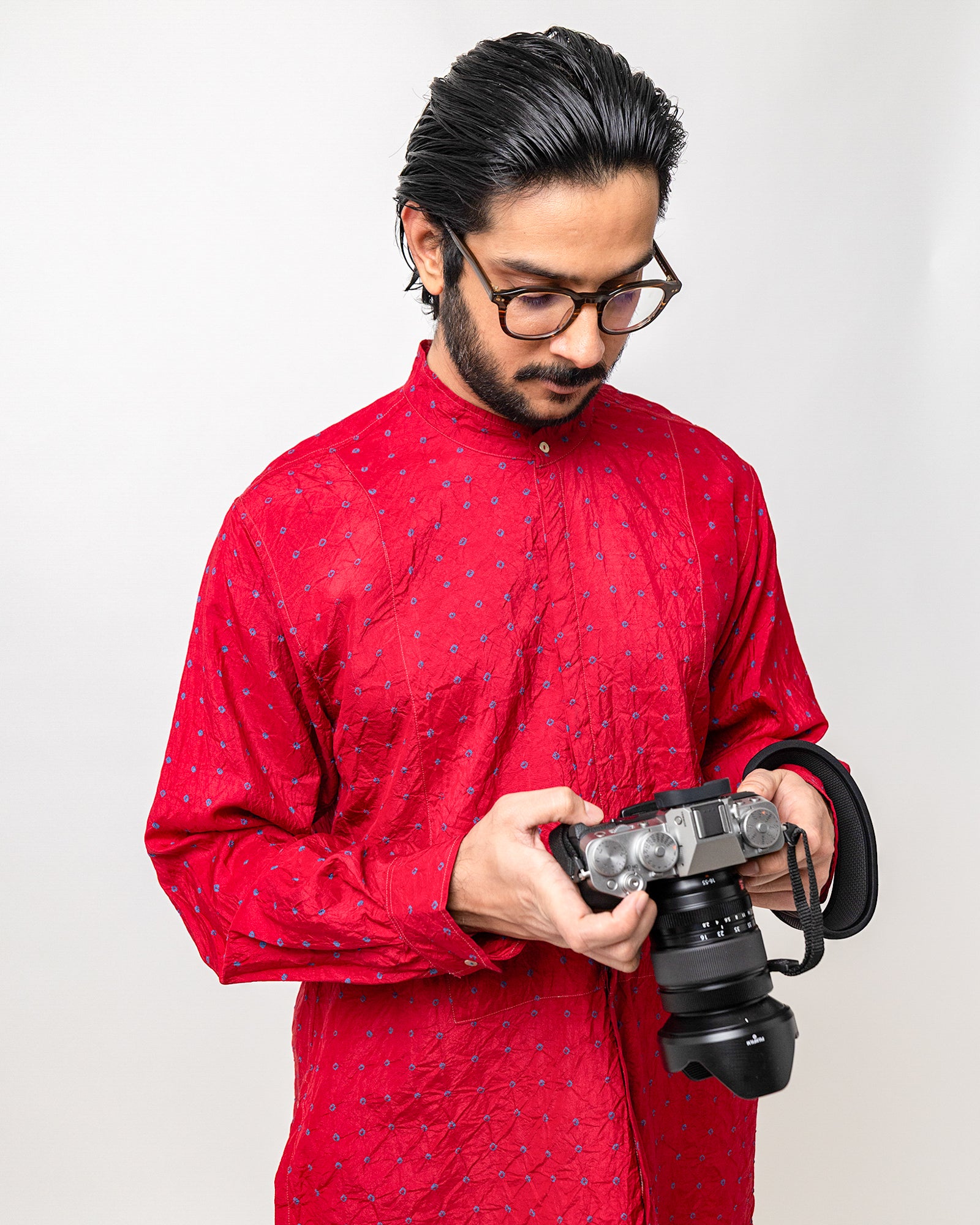 Arjit Bandhani Kurta