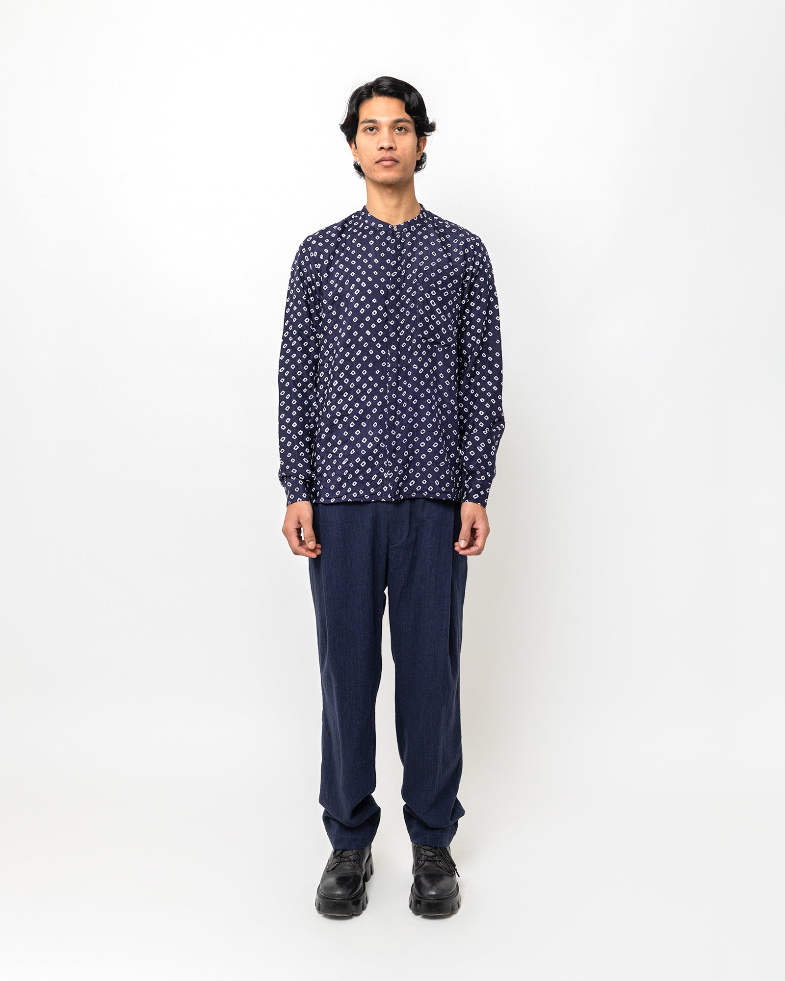 Rumi Bandhani Silk Shirt