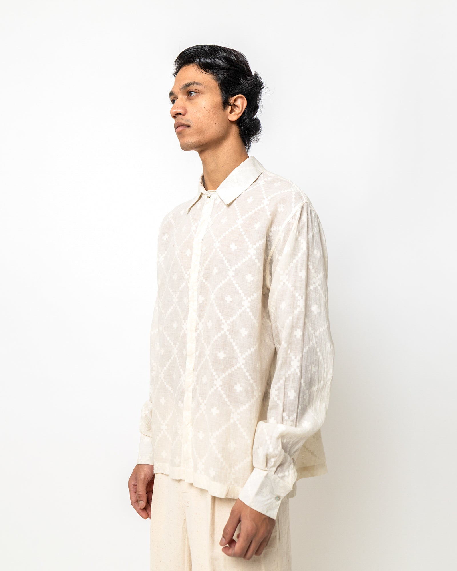 Ruhan Jamdani Shirt