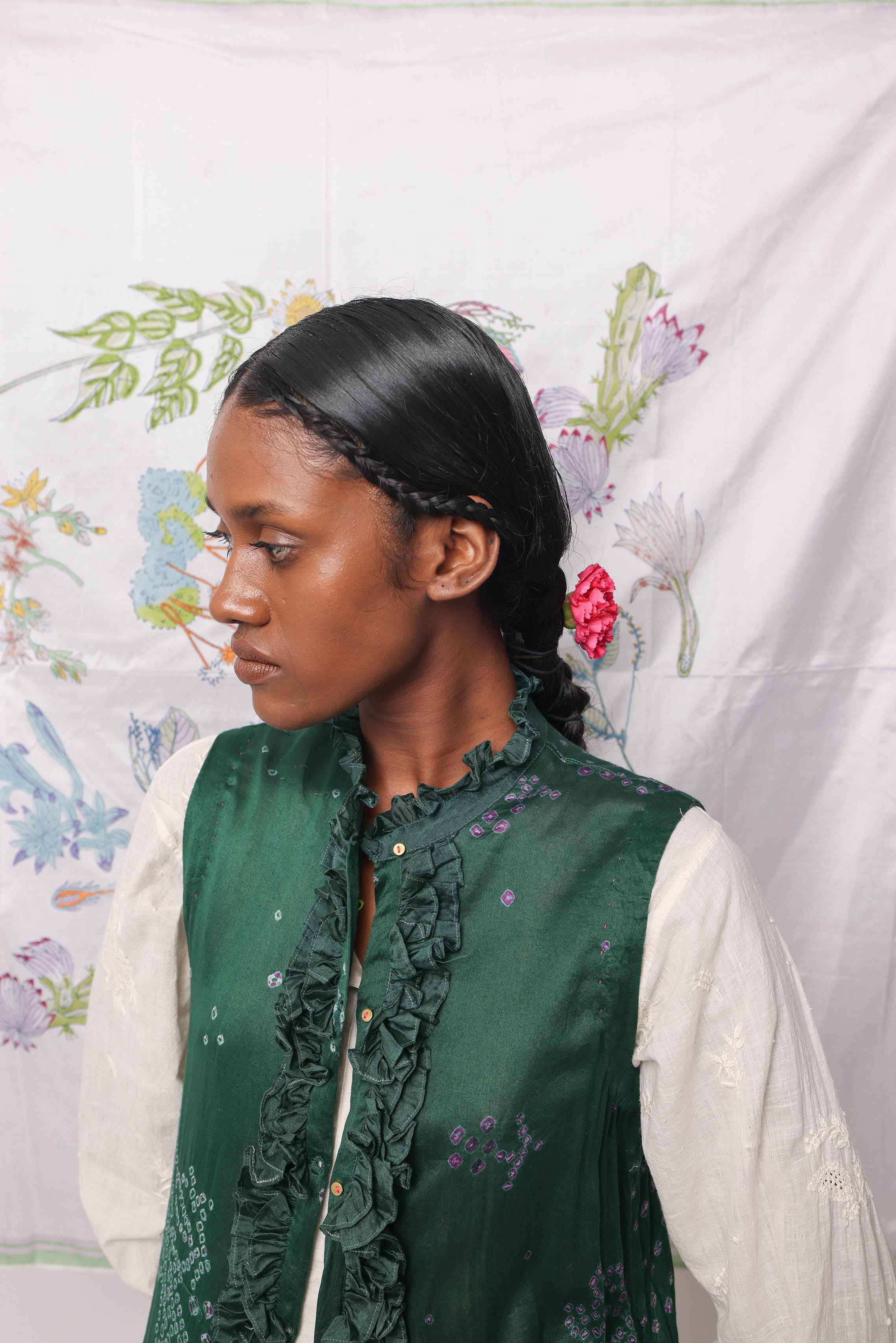 Crocus Bandhani Dress