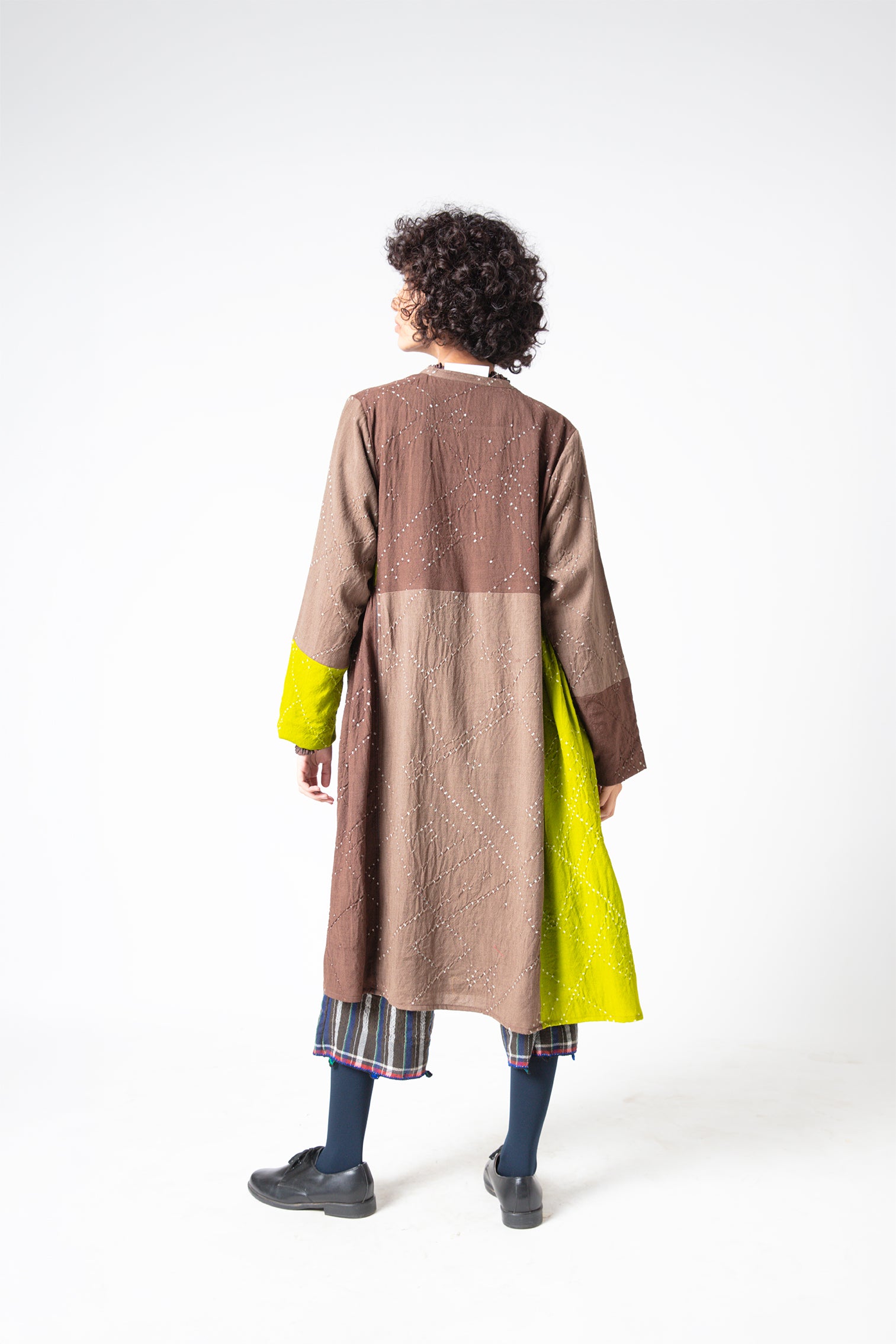 Himalaya Wool Bandhani Dress