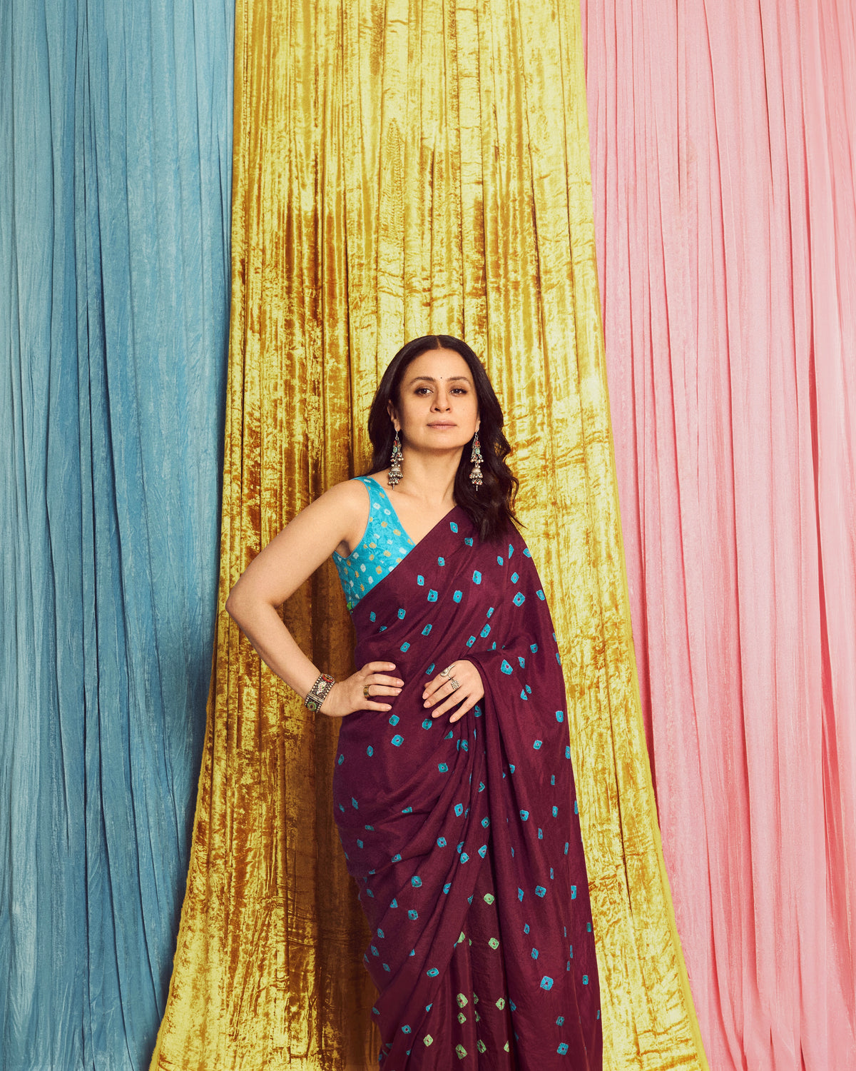 Rouda Bandhani Saree