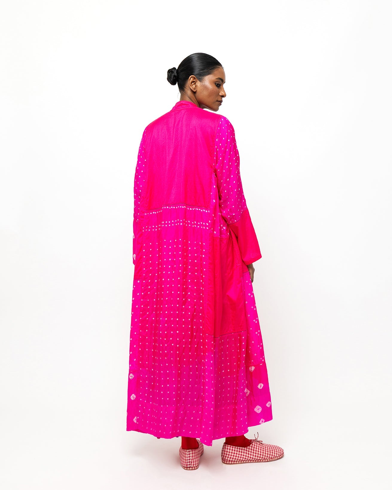 Arohi Fuchsia Silk Dress