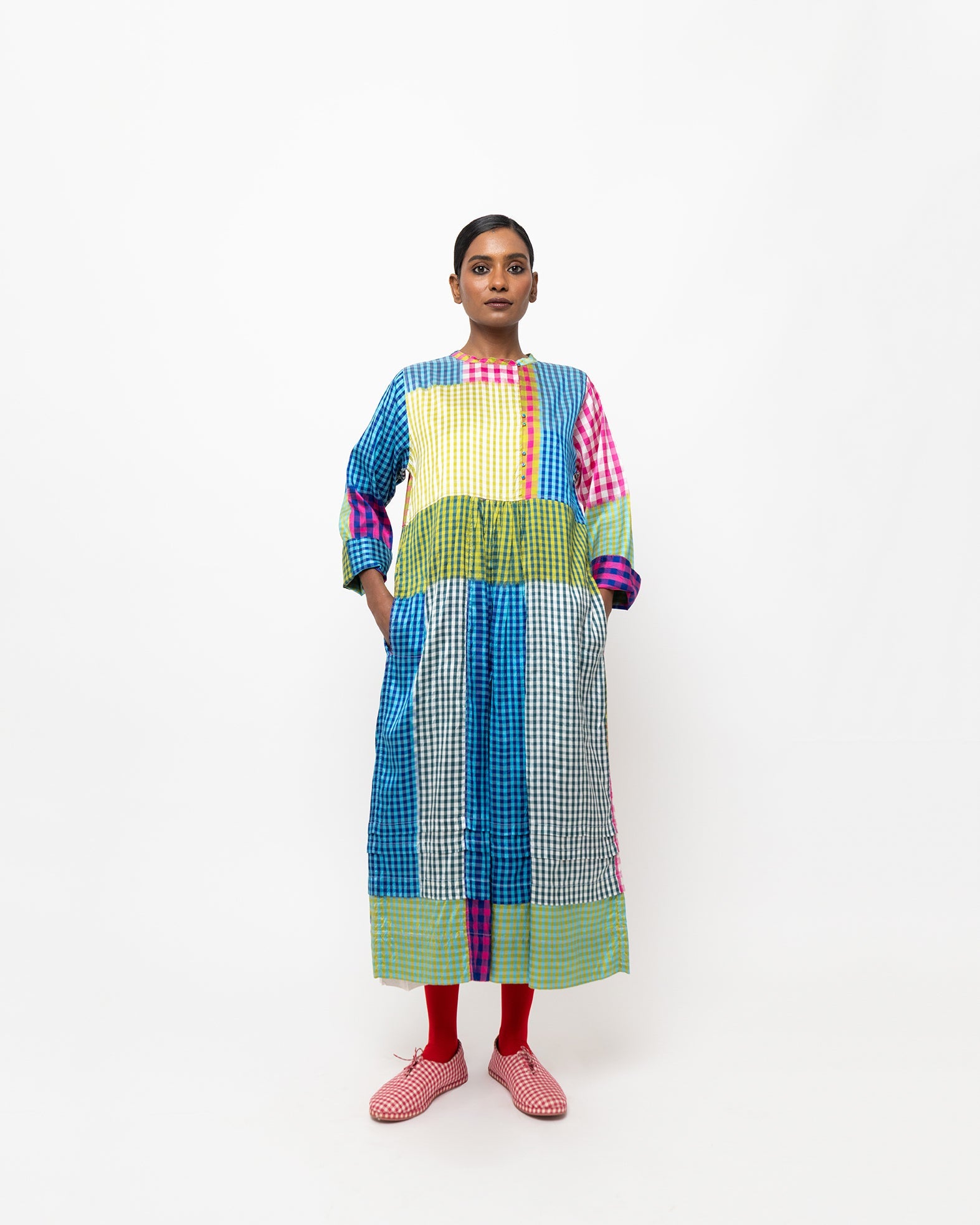 Aris Ikkat Silk Dress