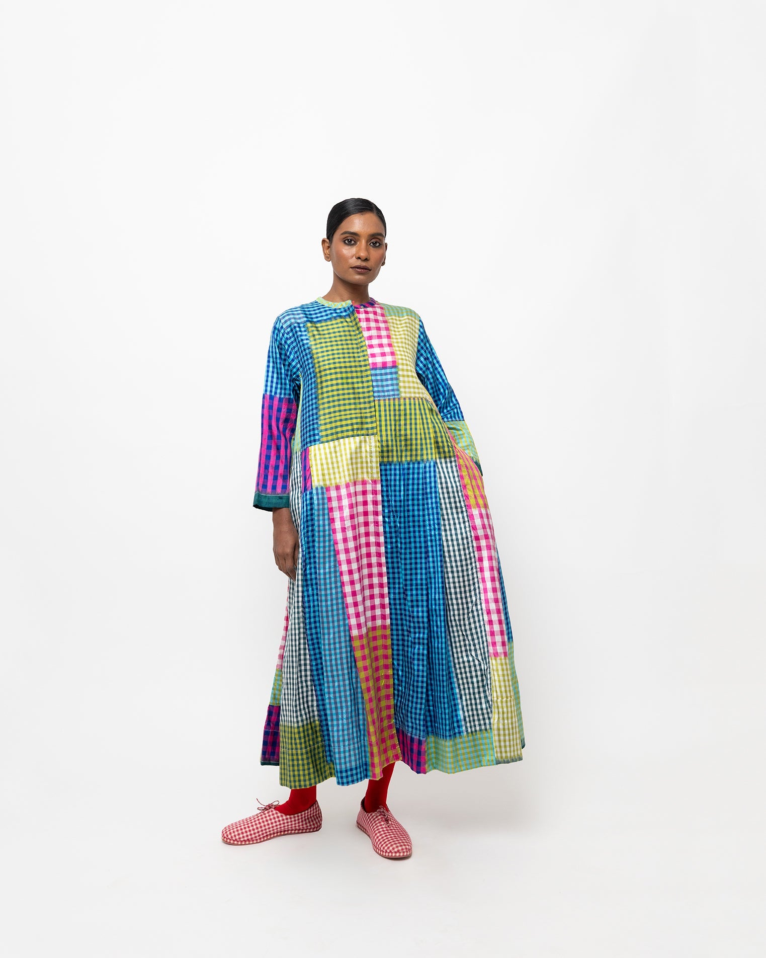 Sitara Ikkat Silk Dress