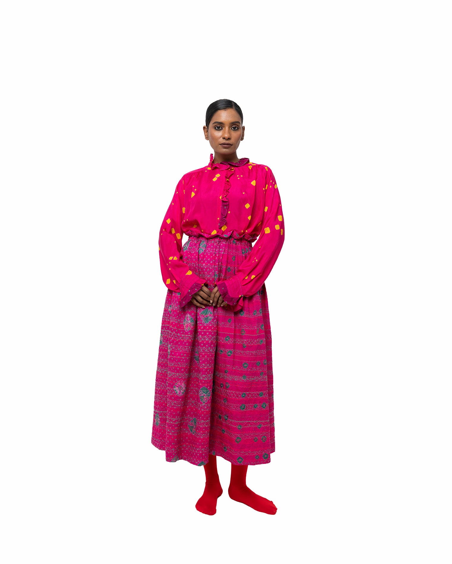 ヴァサンティ バンダニ シルクシャツ