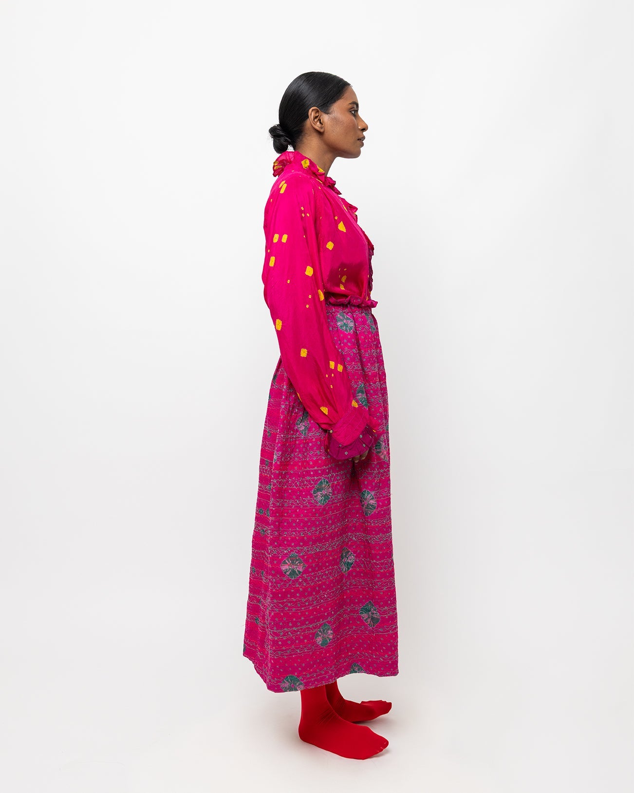 ヴァサンティ バンダニ シルクシャツ