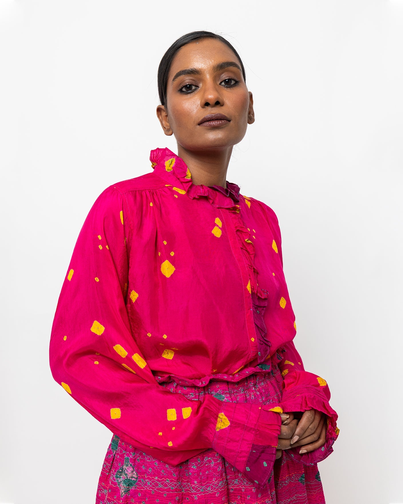 ヴァサンティ バンダニ シルクシャツ