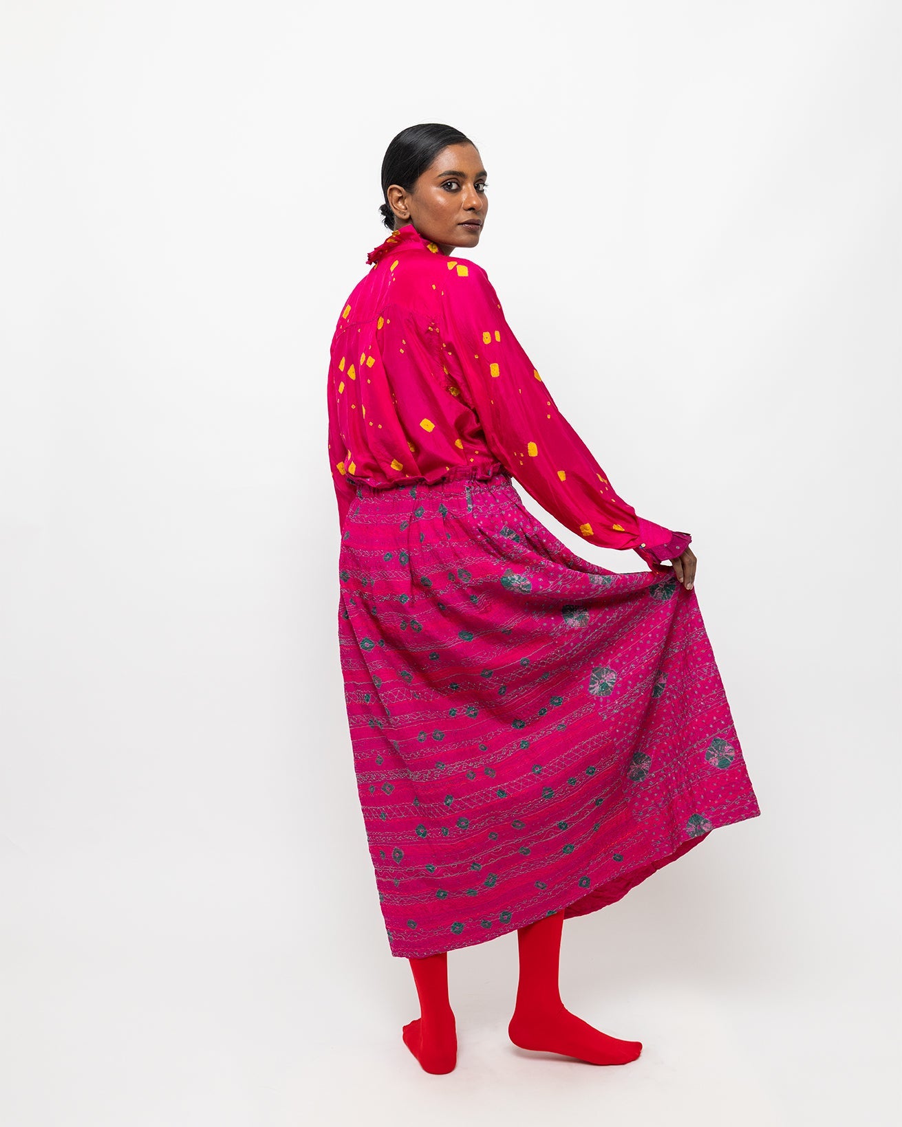 ヴァサンティ バンダニ シルクシャツ