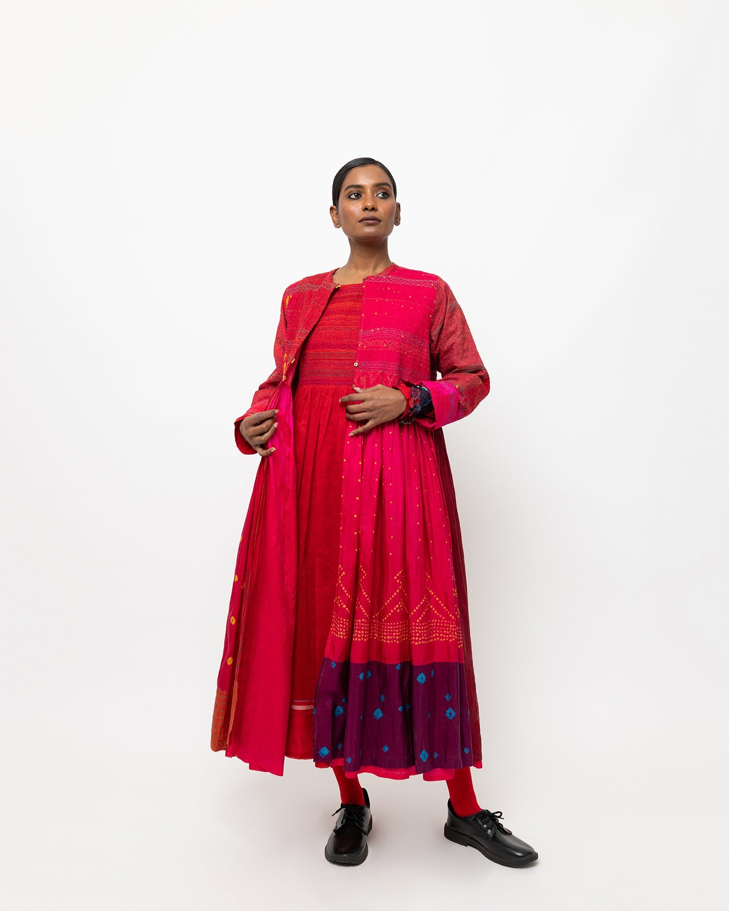 Kael Bandhani Silk Jacket
