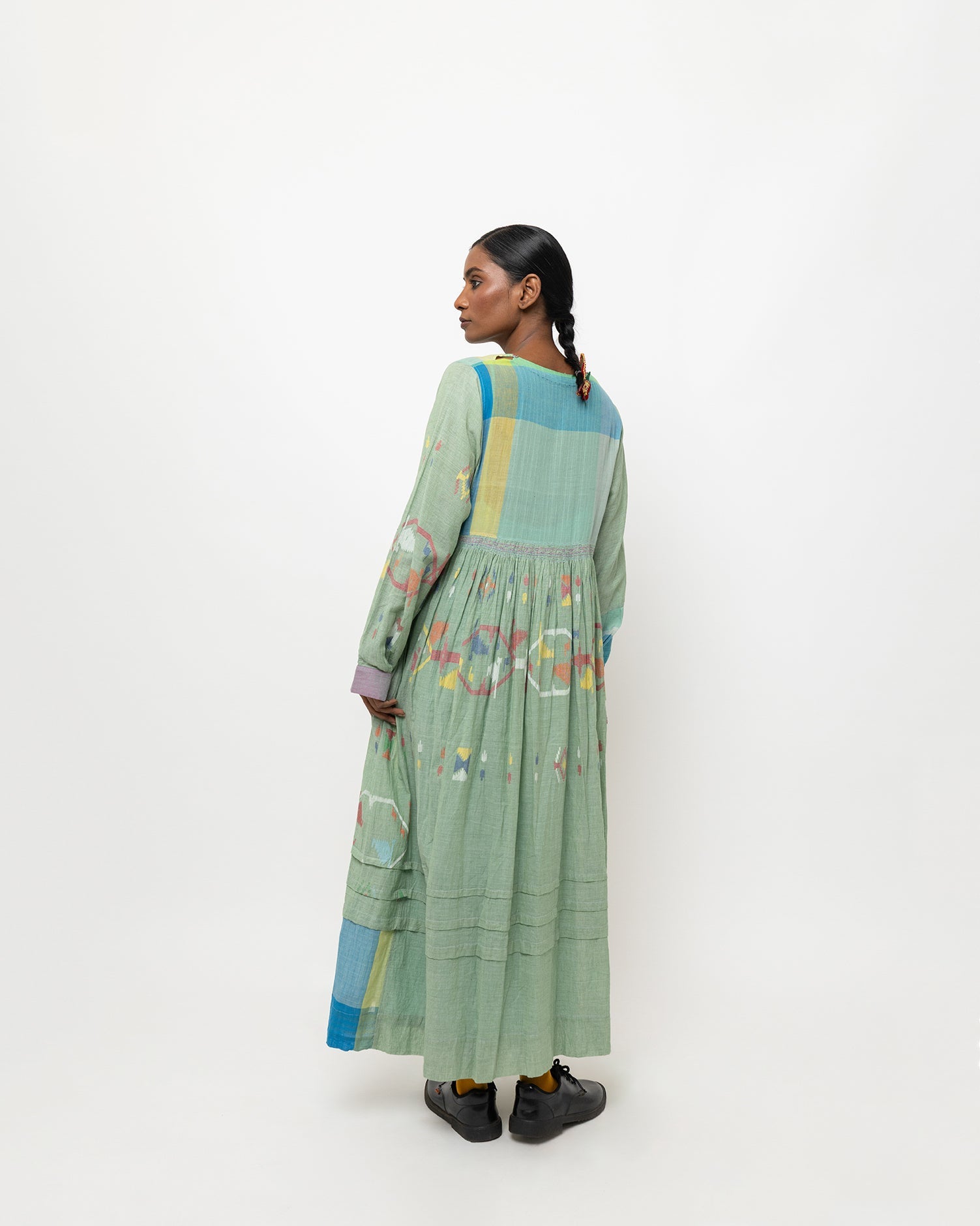 タラン・ジャムダニ コットンドレス