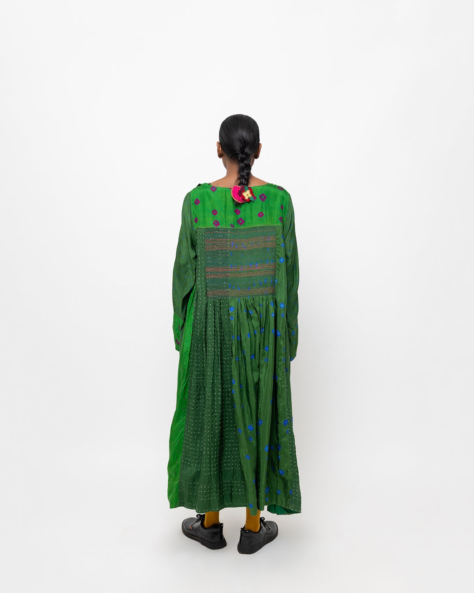 Harita Silk Bandhani Dress