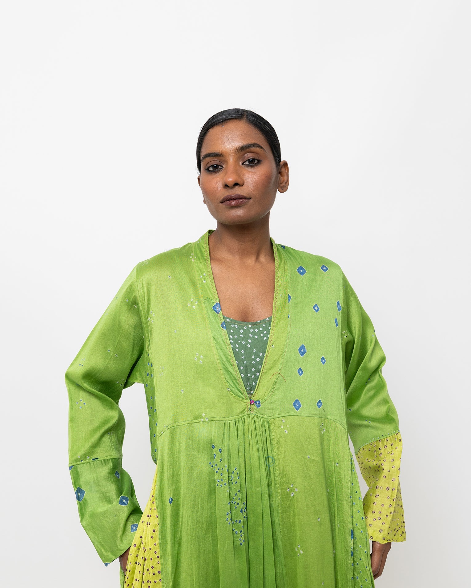 アナヤ・バンダニ シルクドレス