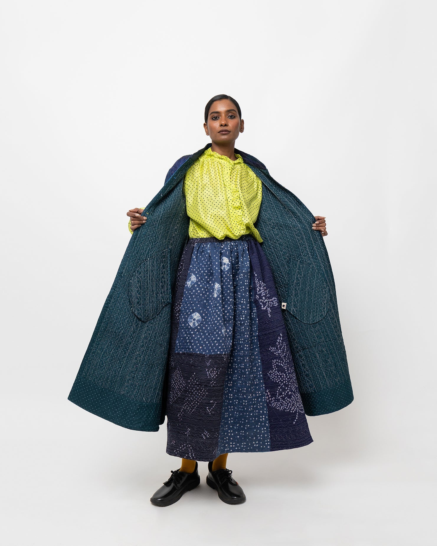 ケタキシルクシャツ