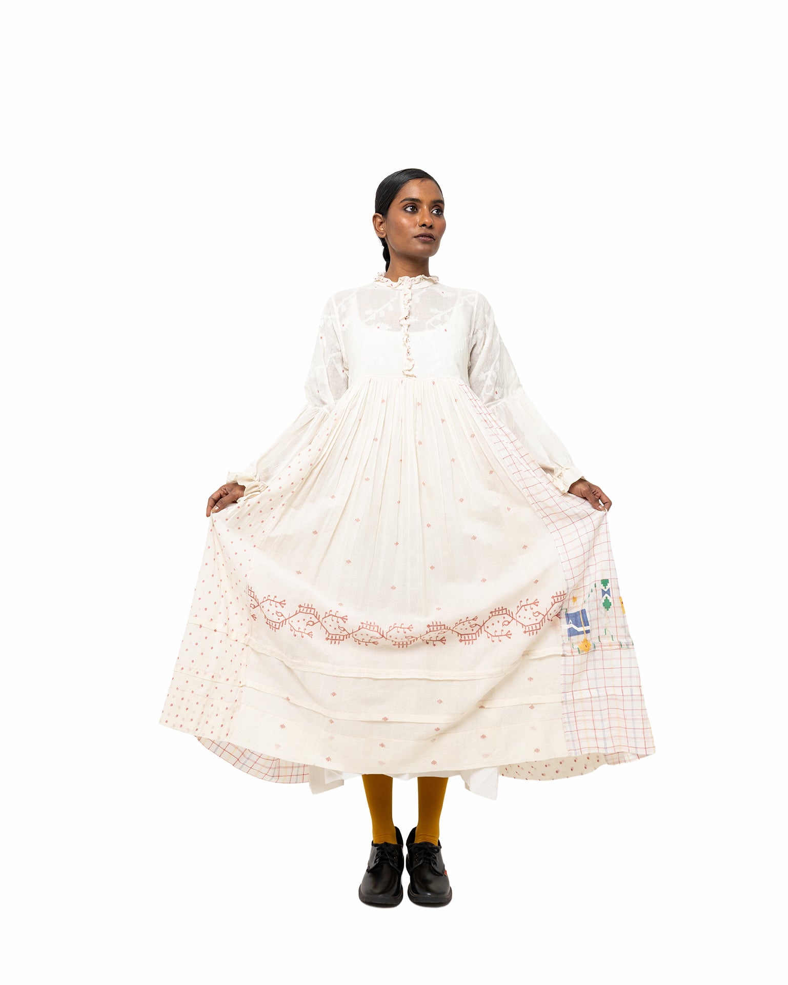 アヴィカ・ジャムダニ コットンドレス