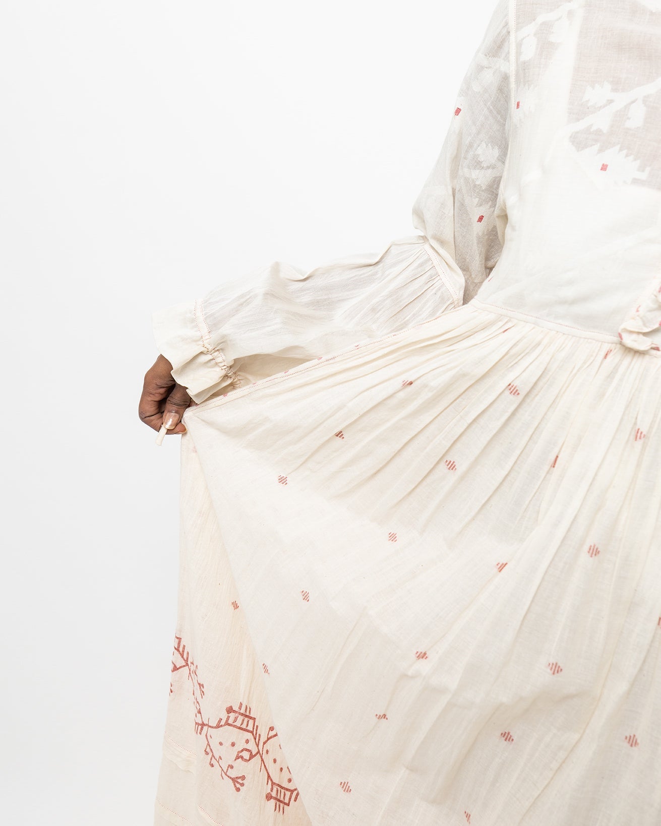 アヴィカ・ジャムダニ コットンドレス