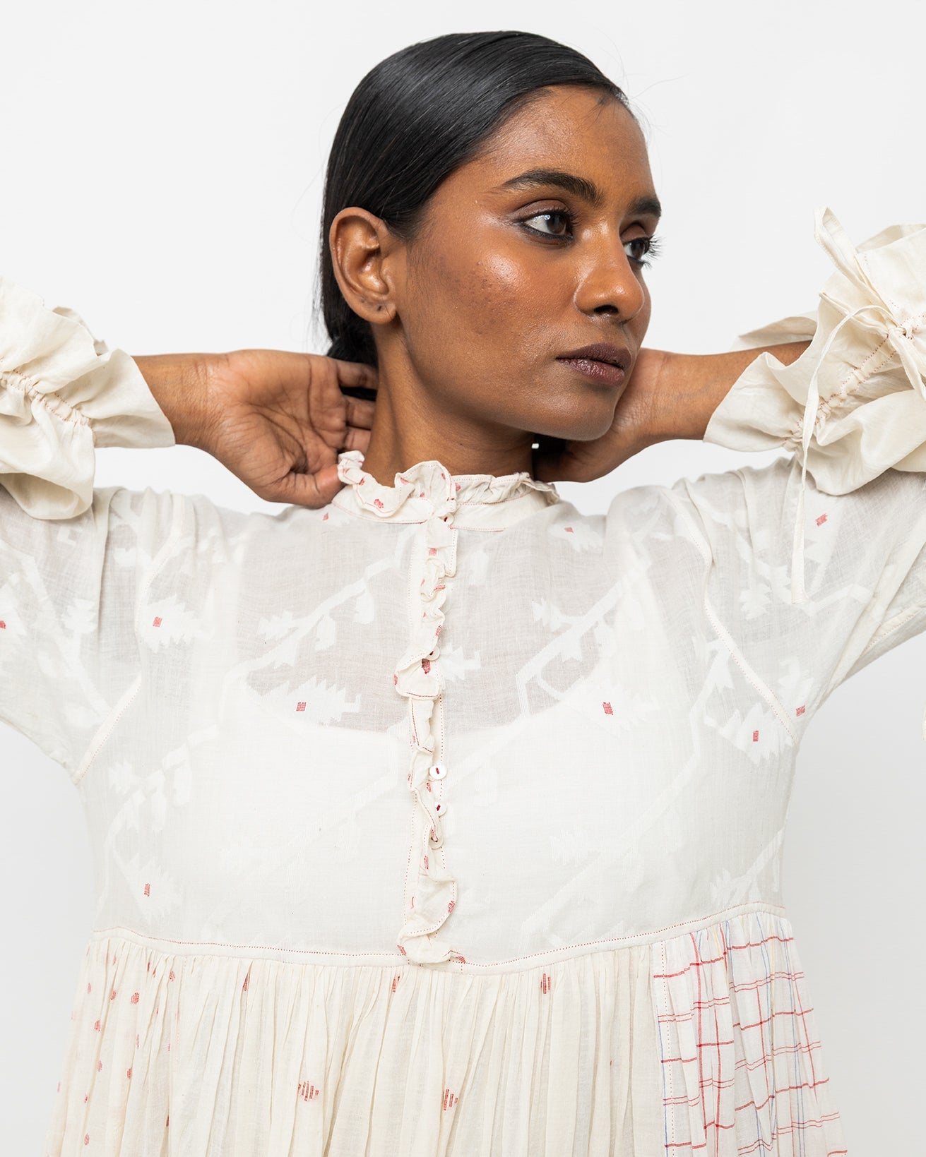 アヴィカ・ジャムダニ コットンドレス