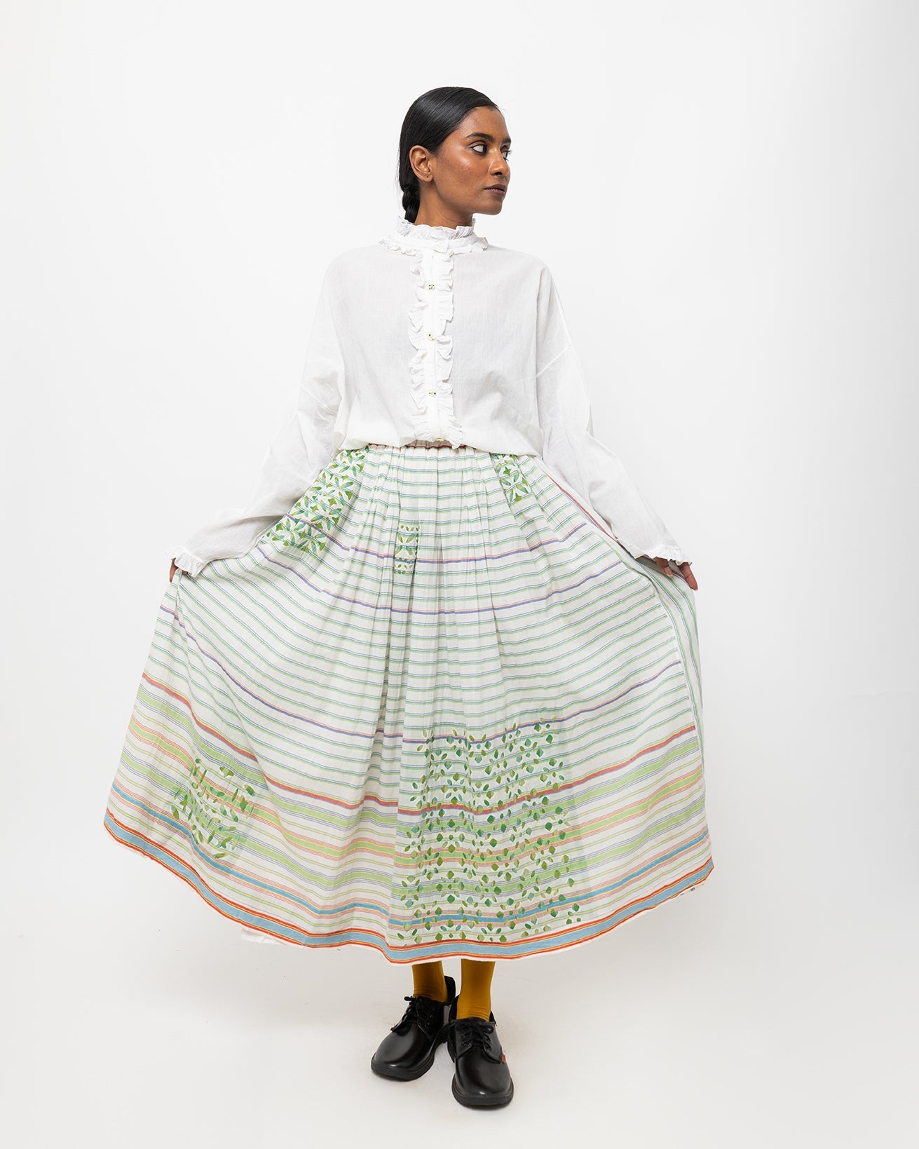 モティーコットンシャツ