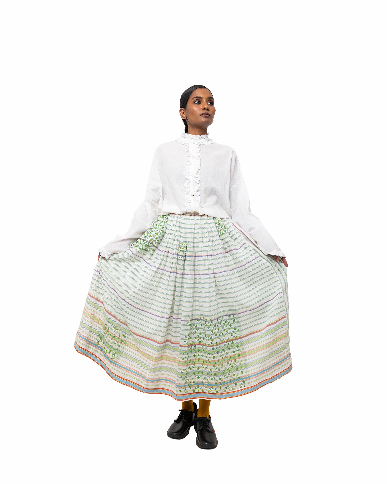 モティーコットンシャツ