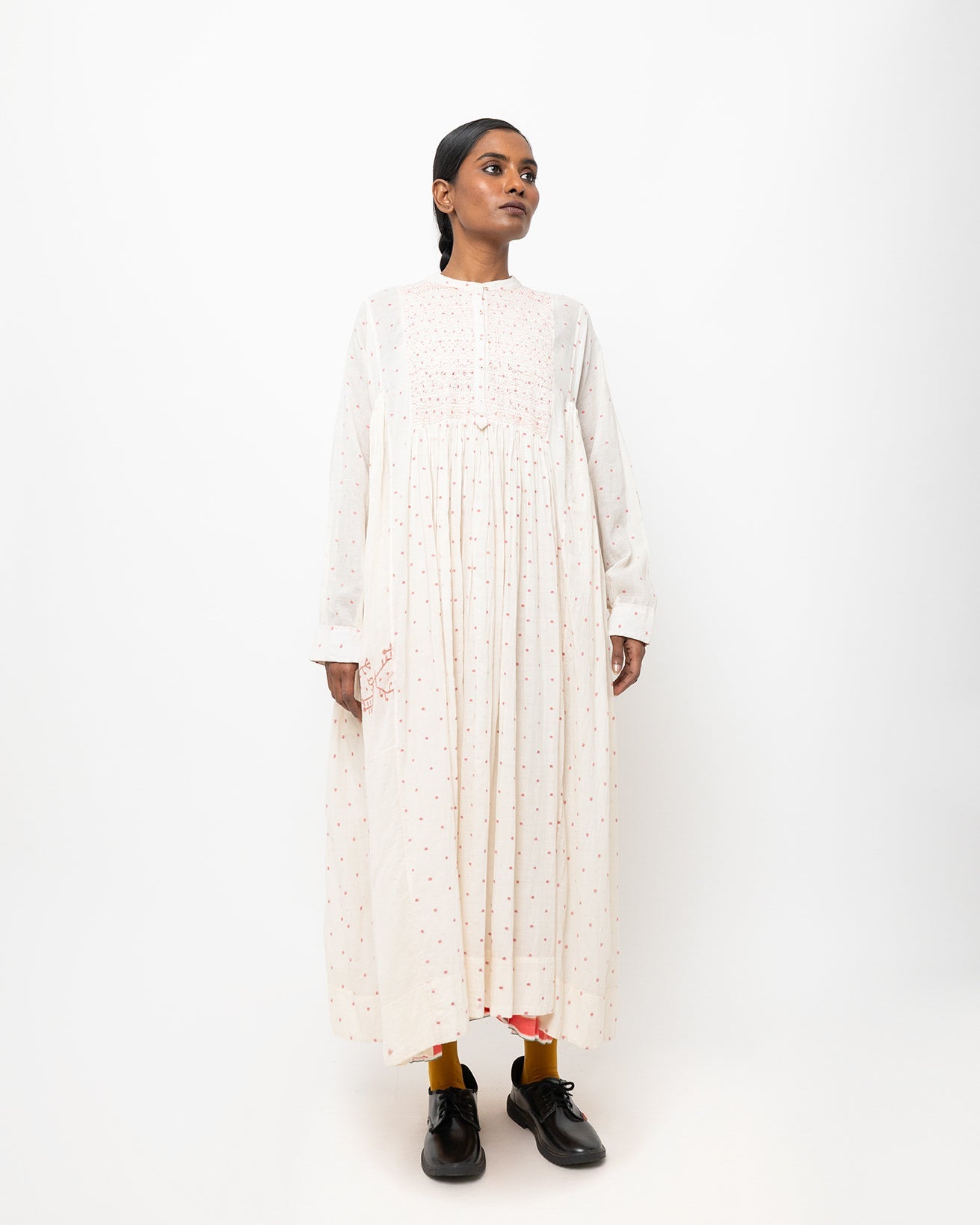 ヌール・ジャムダニ コットンドレス