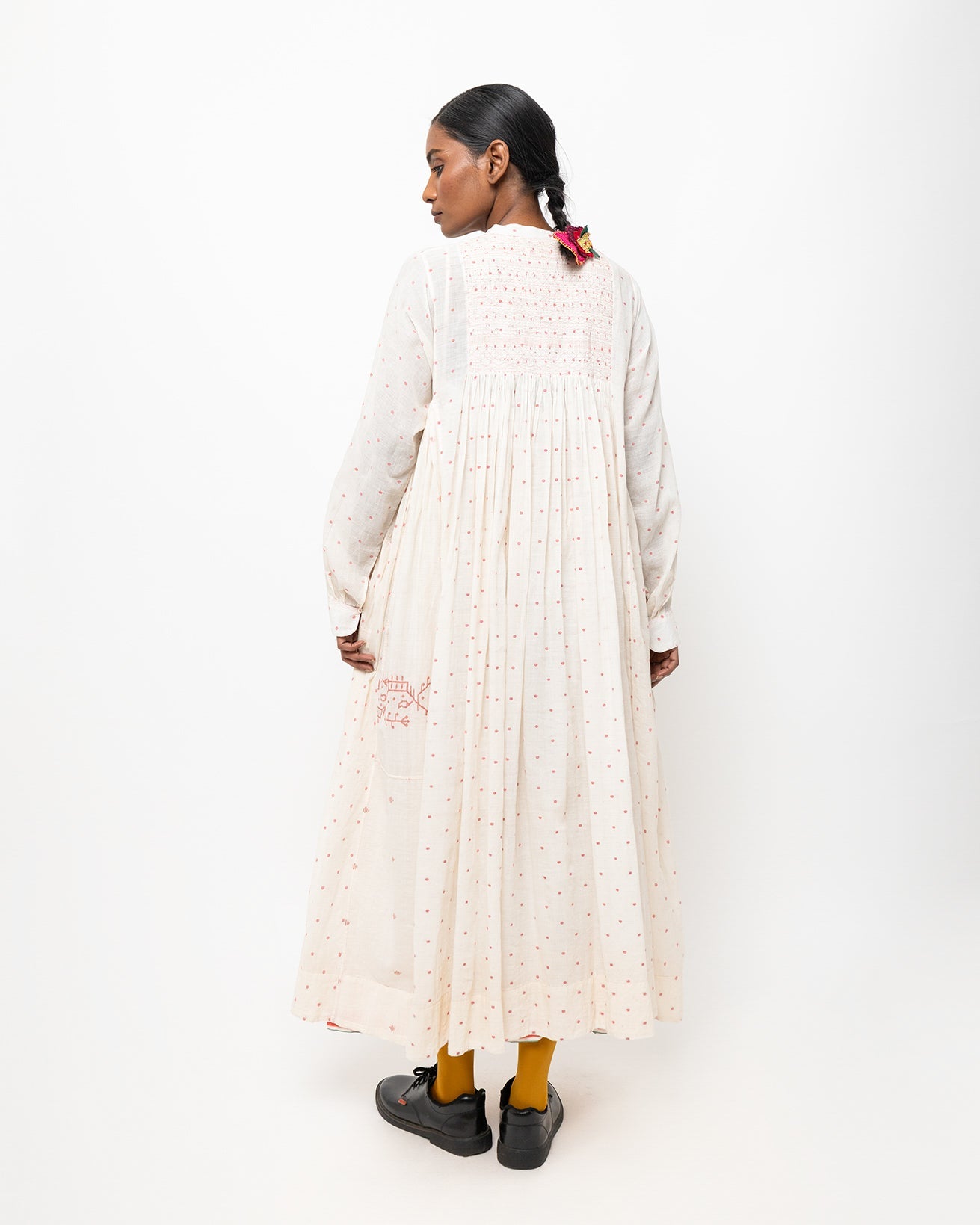 ヌール・ジャムダニ コットンドレス