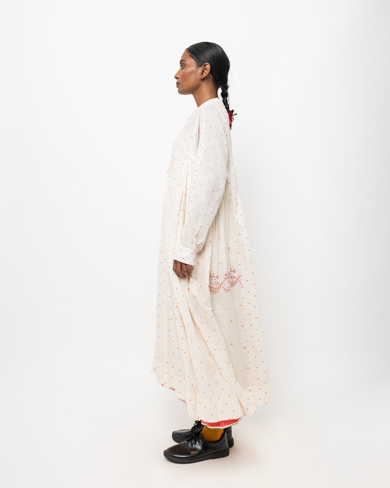 ヌール・ジャムダニ コットンドレス