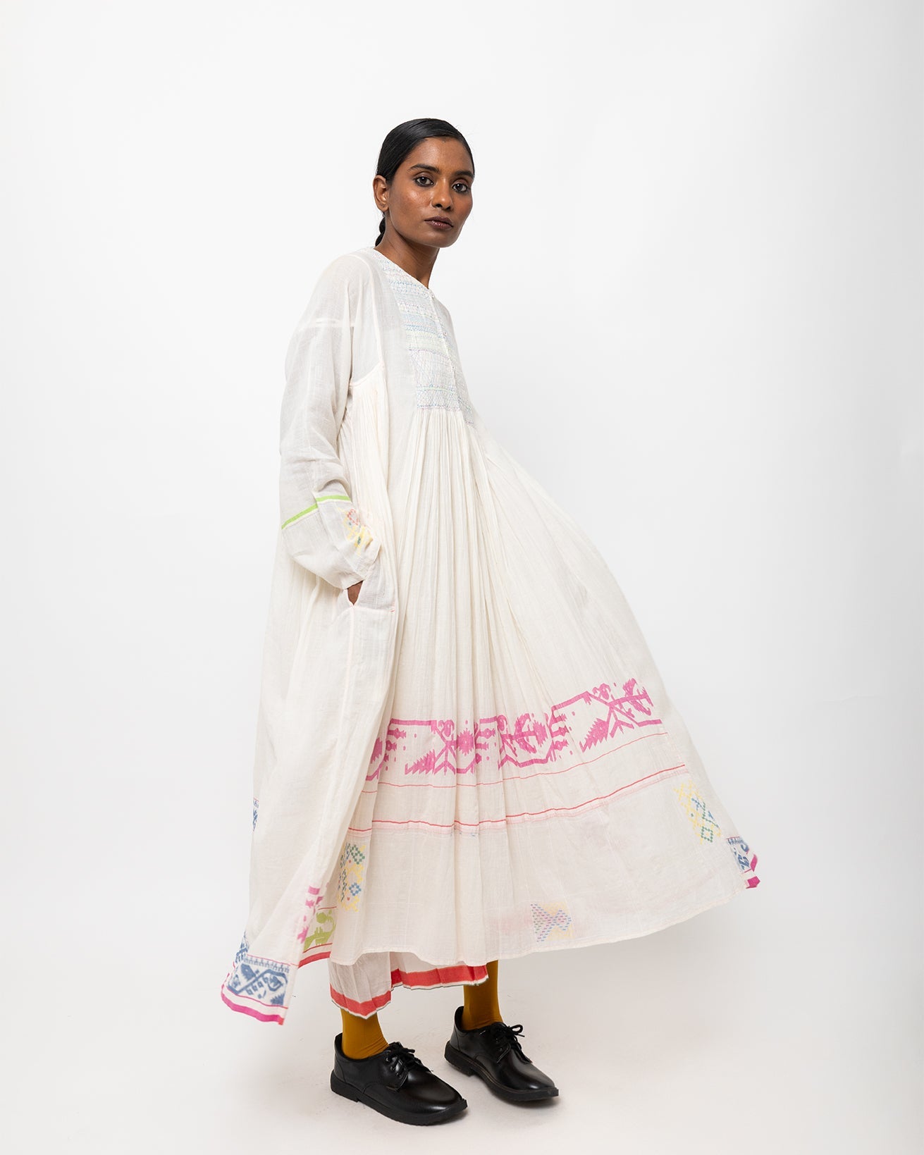 シュヴェッタ・ジャムダニ コットンドレス