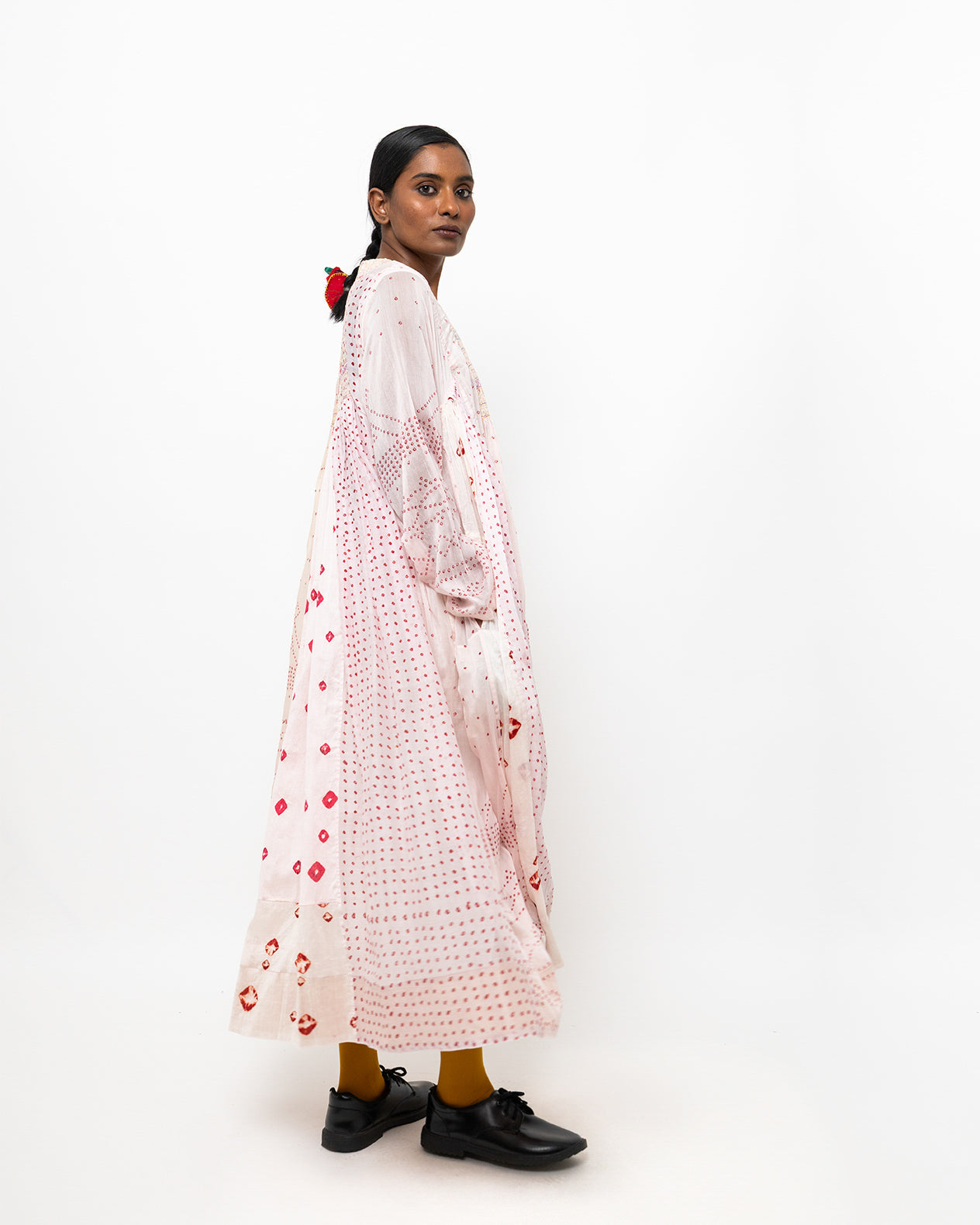 クムディニ バンダーニ コットンドレス