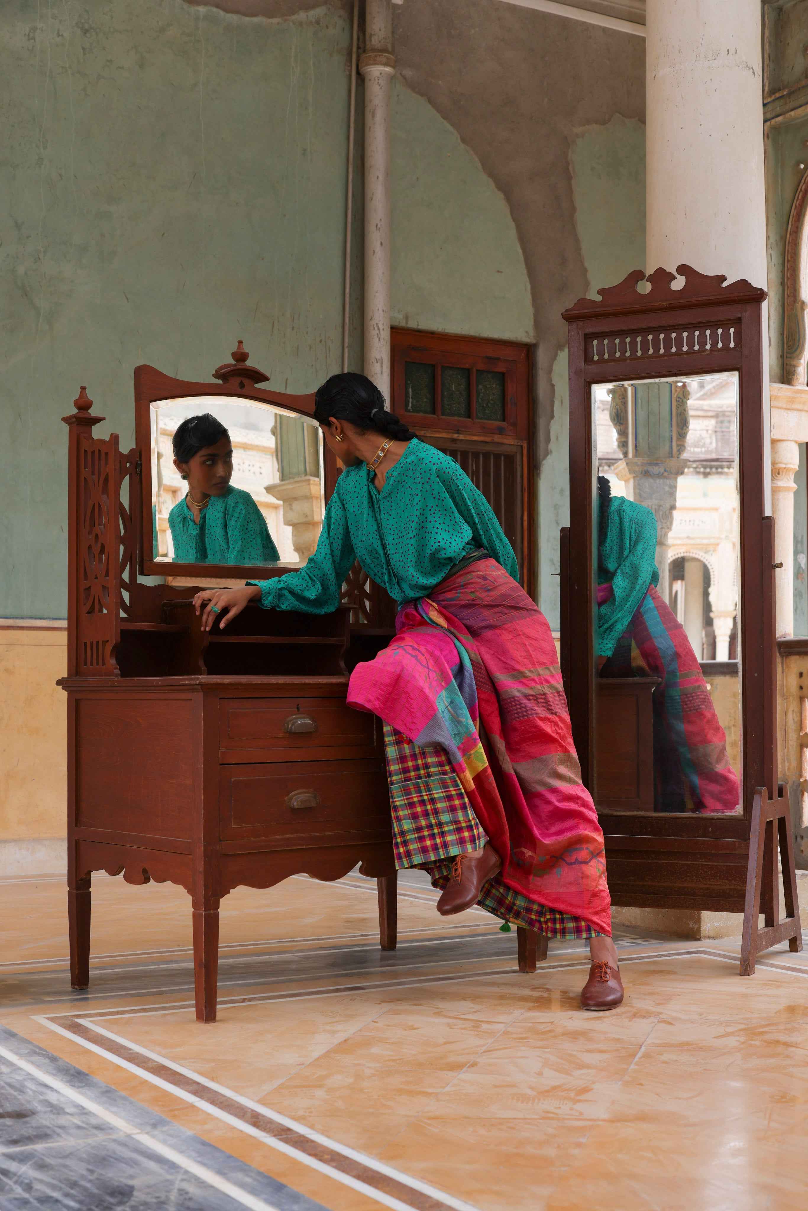Nasrin Bandhani Shirt