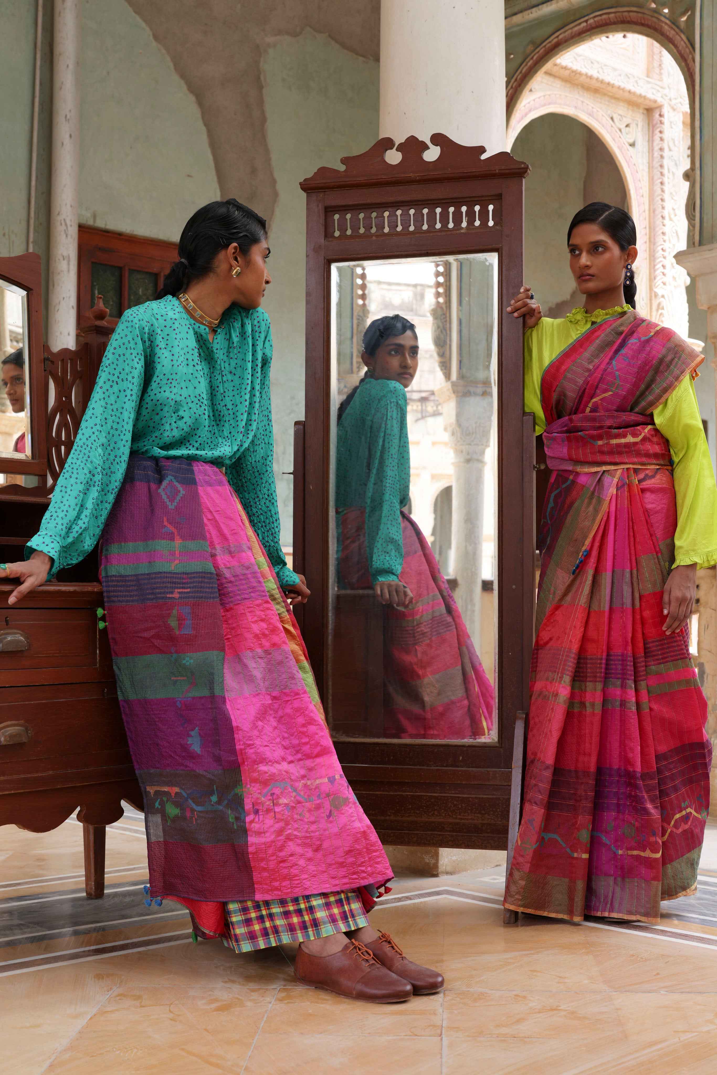 Nasrin Bandhani Shirt