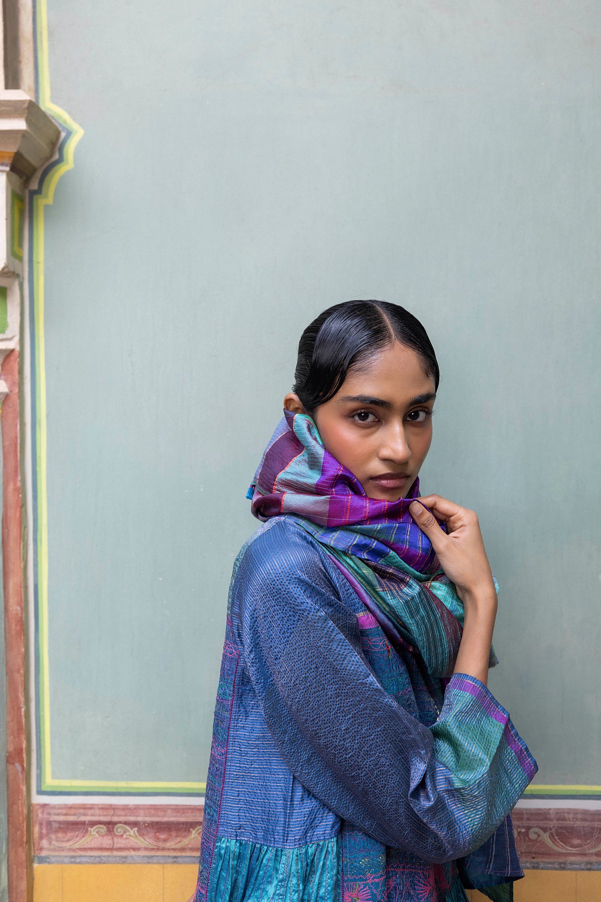 Fawzia Jamdani Scarf