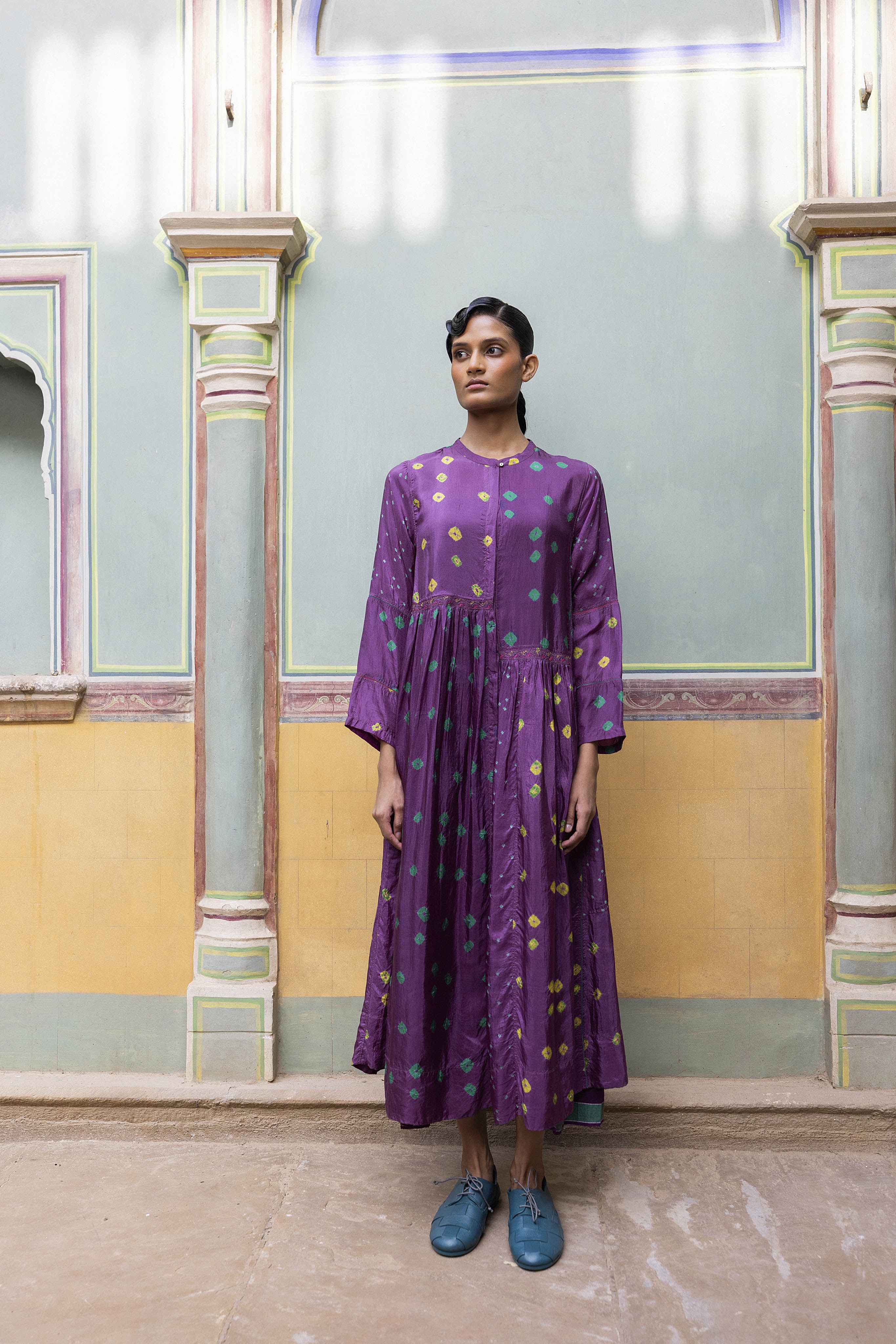 Nawal Bandhani Dress