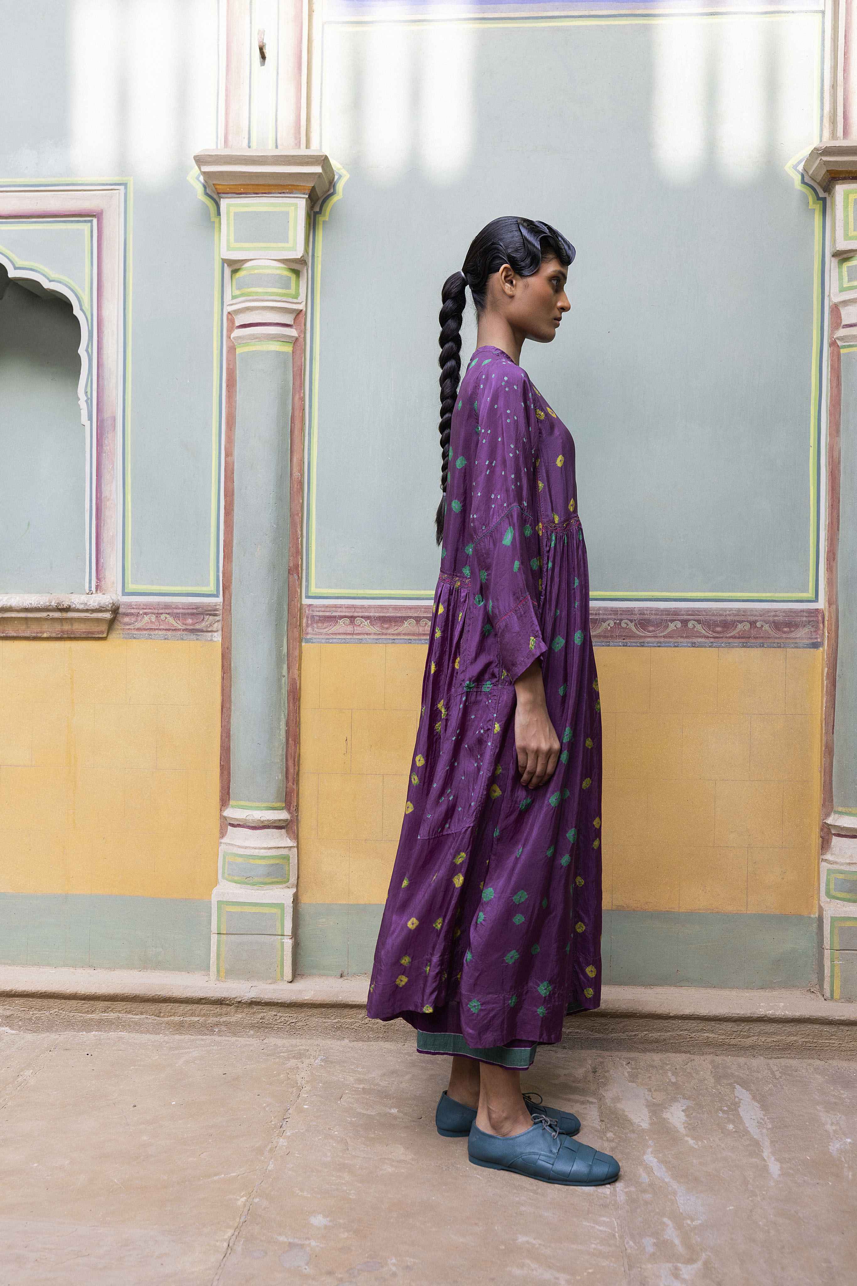 Nawal Bandhani Dress