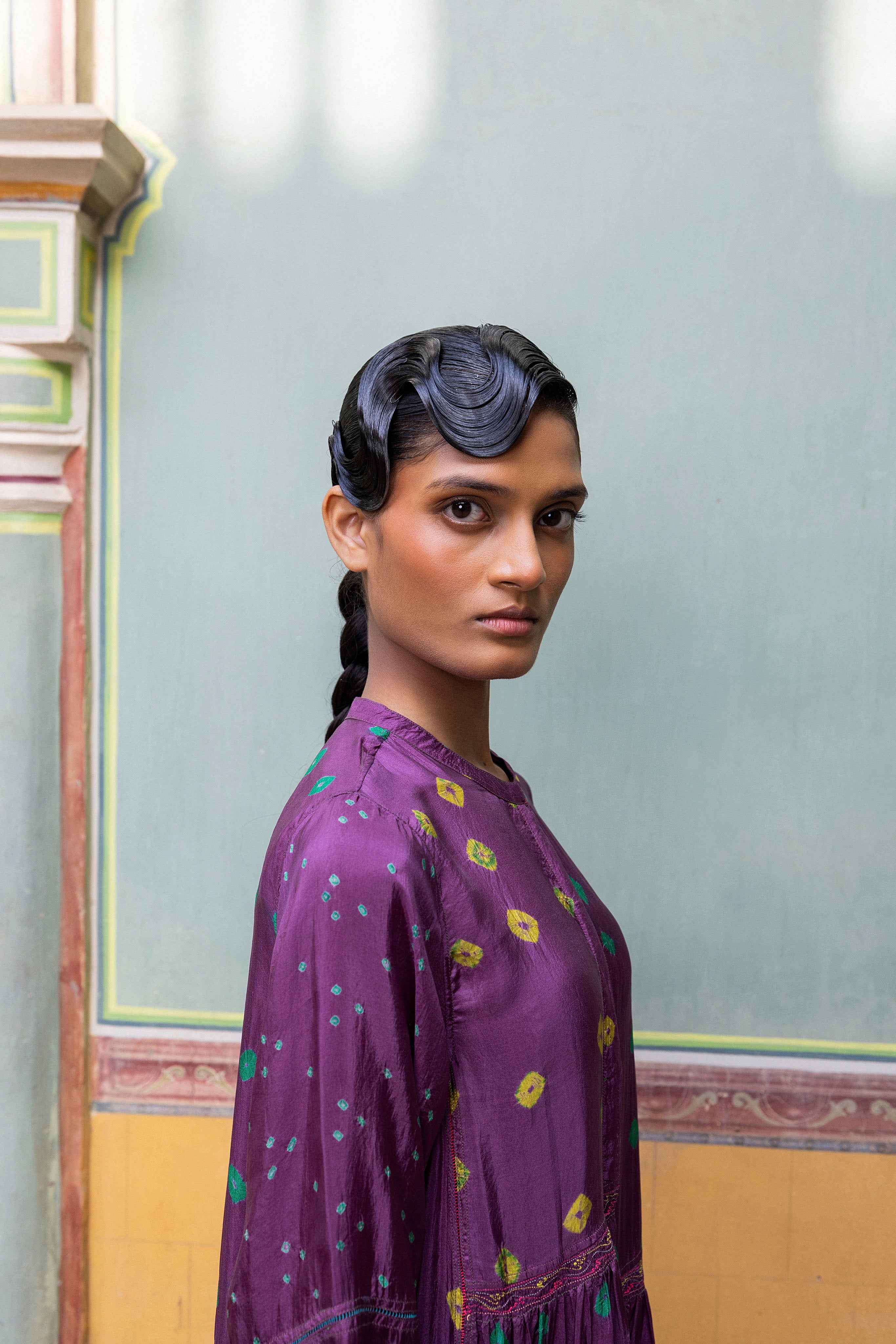 Nawal Bandhani Dress