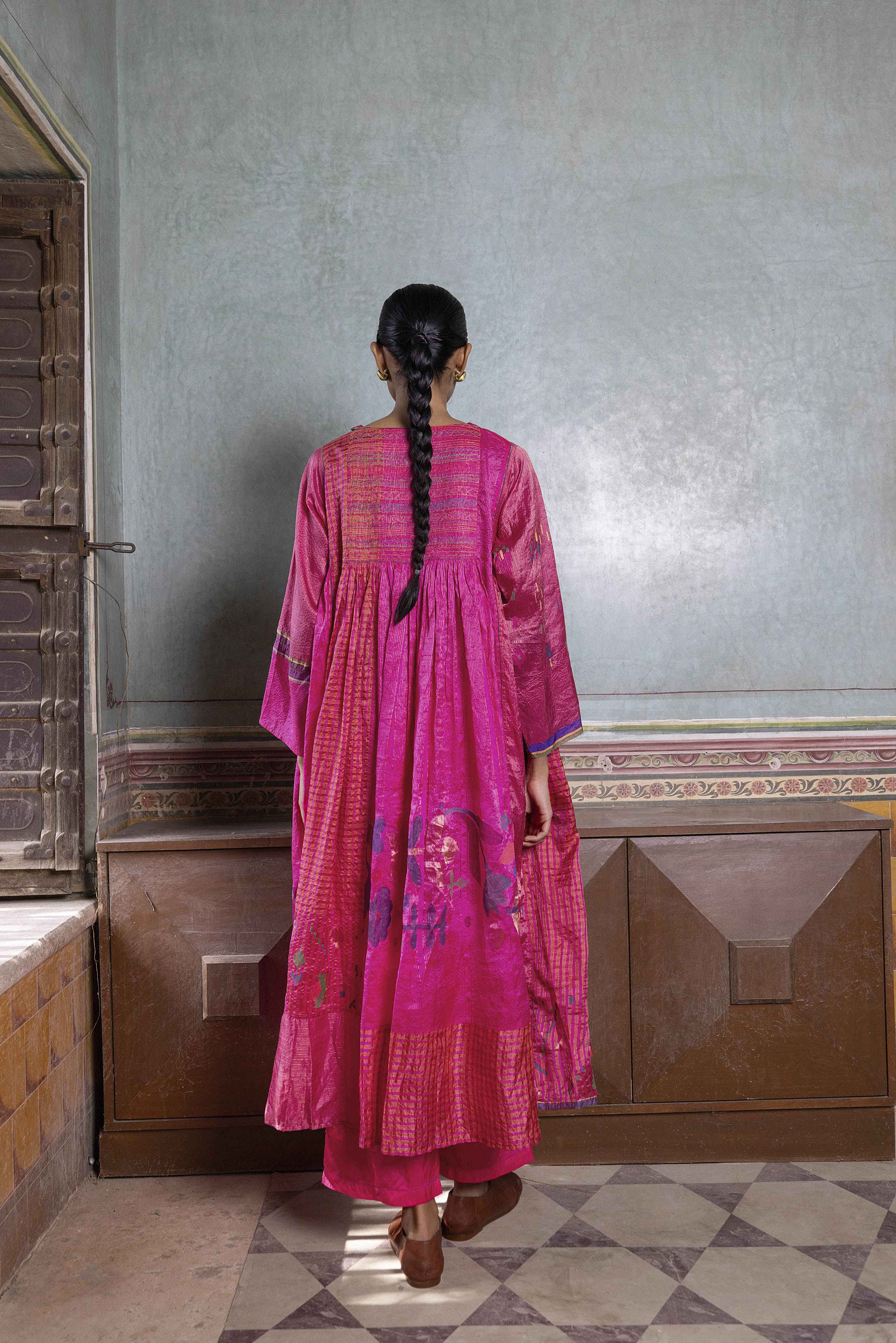 Jana Jamdani Dress