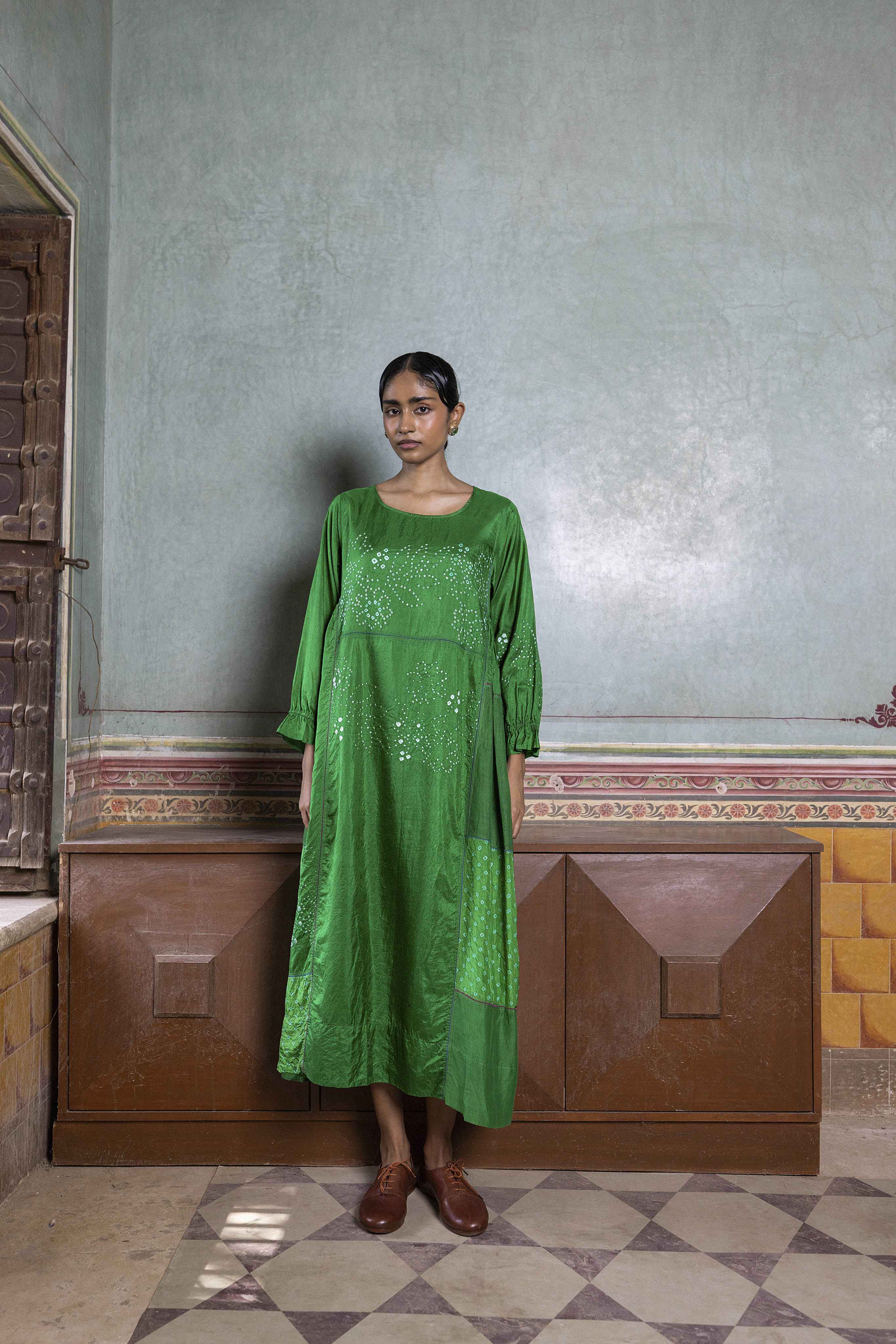 Najwa Bandhani Dress