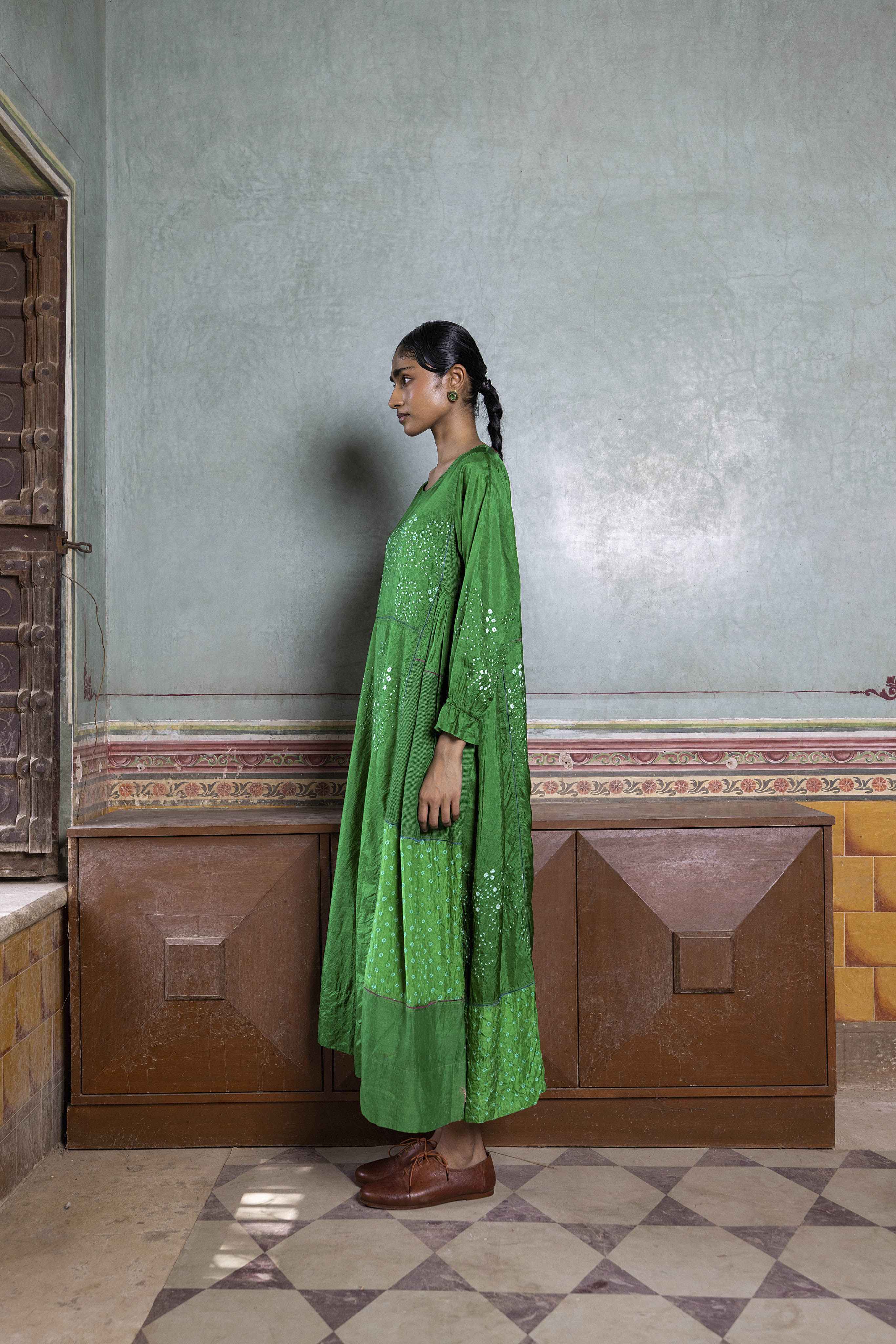 Najwa Bandhani Dress
