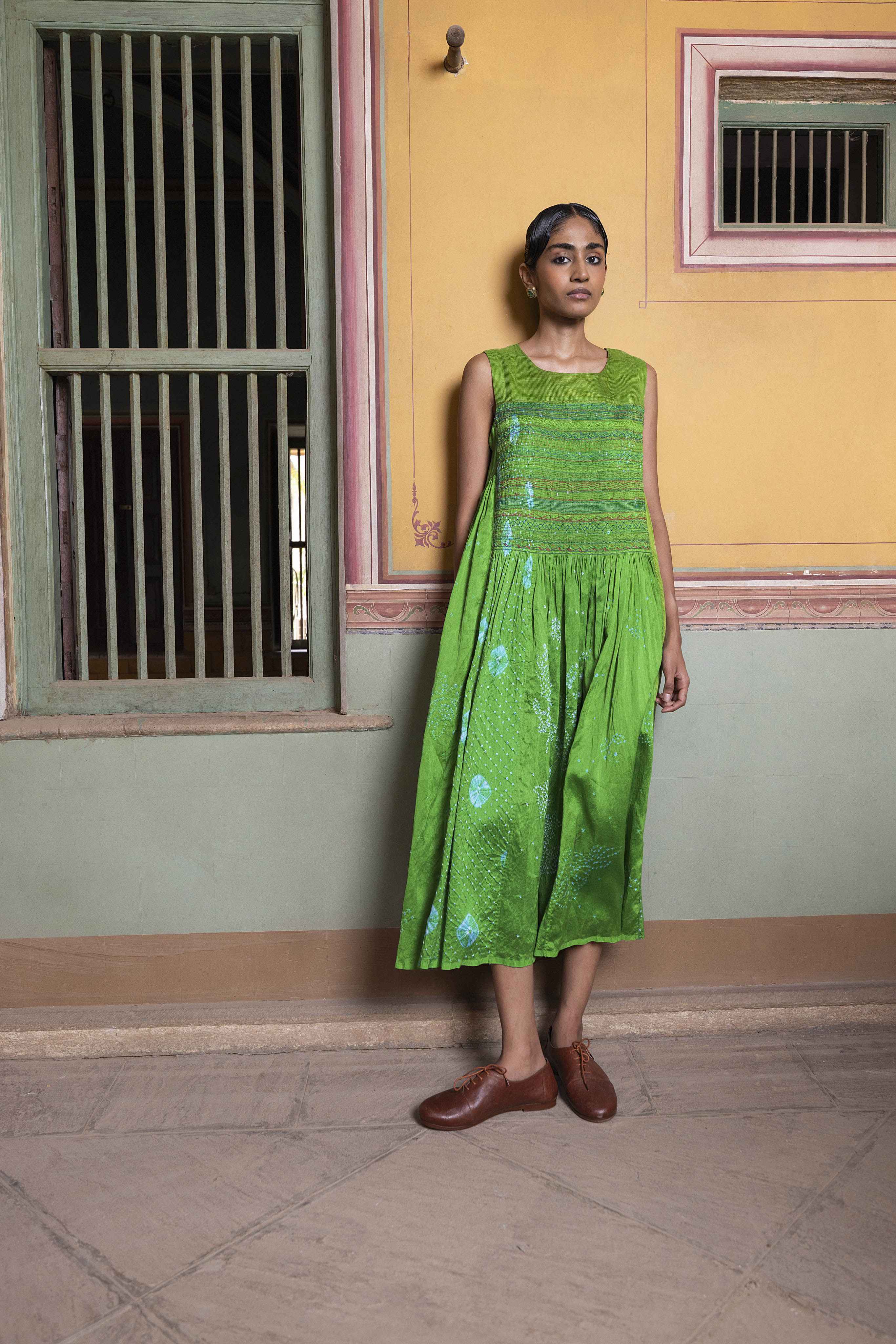 Nada Bandhani Dress
