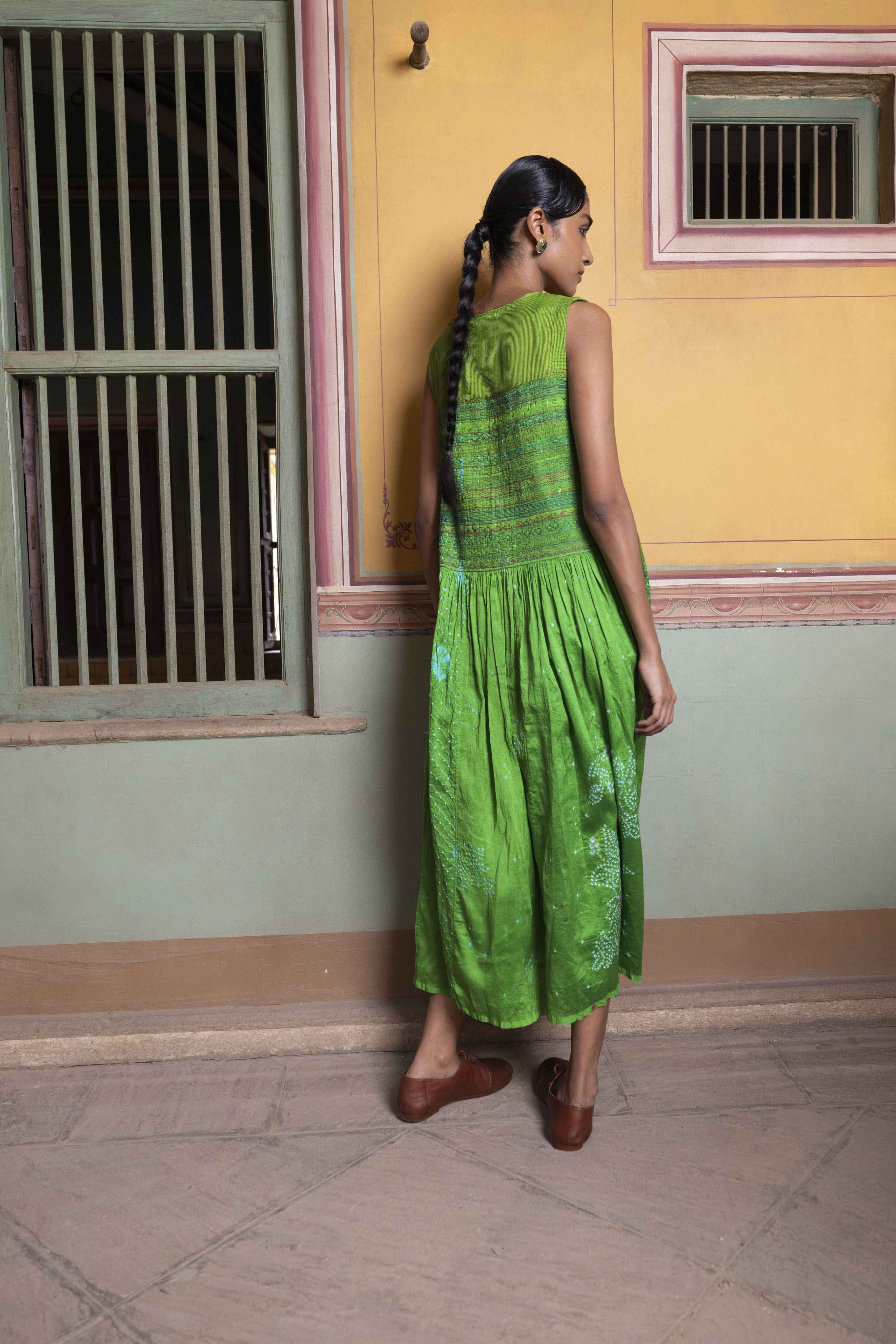Nada Bandhani Dress